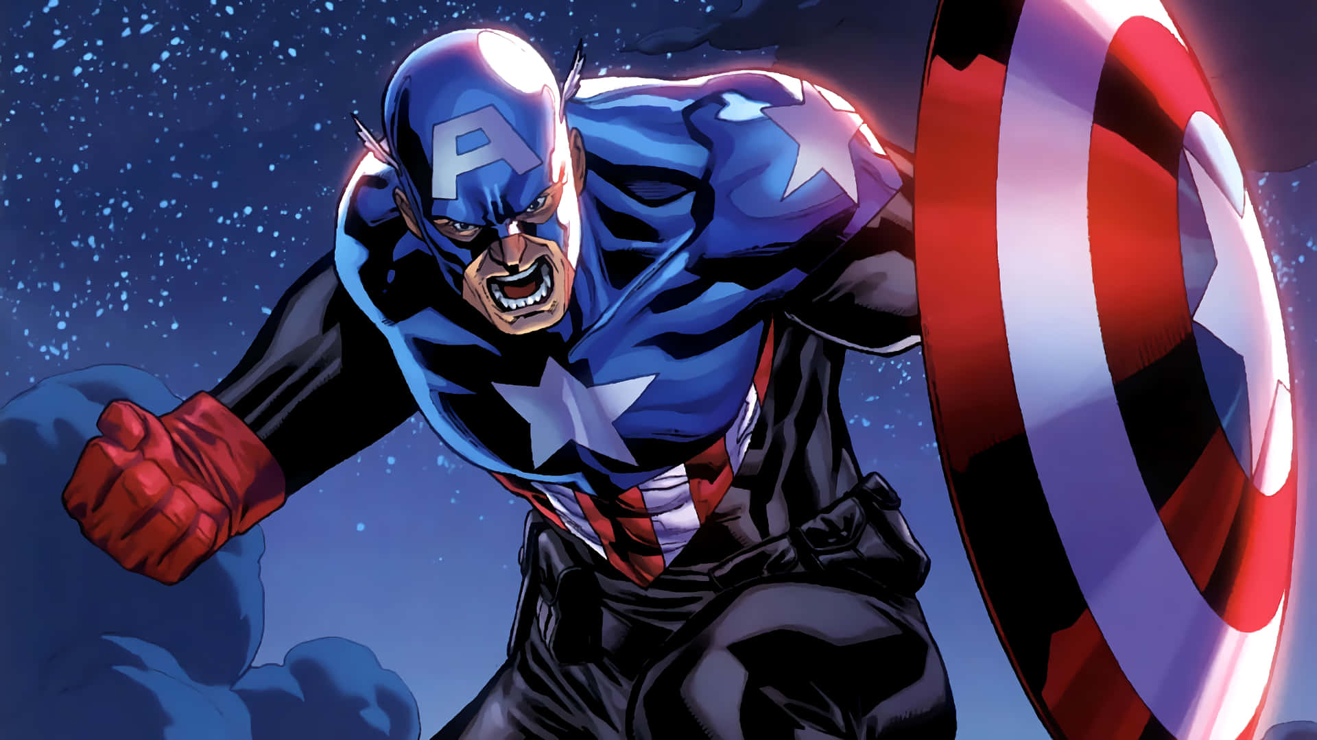 4k Captain America Angry