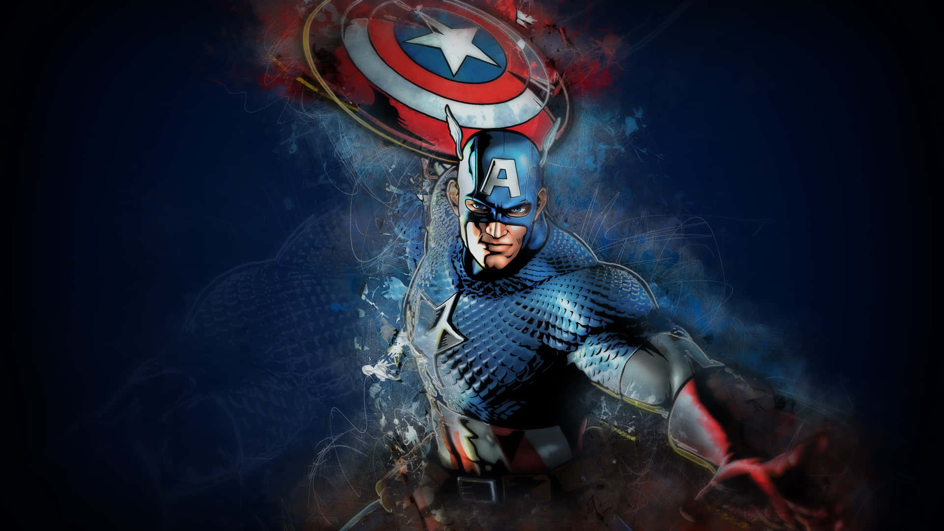 4k Captain America Cartoon