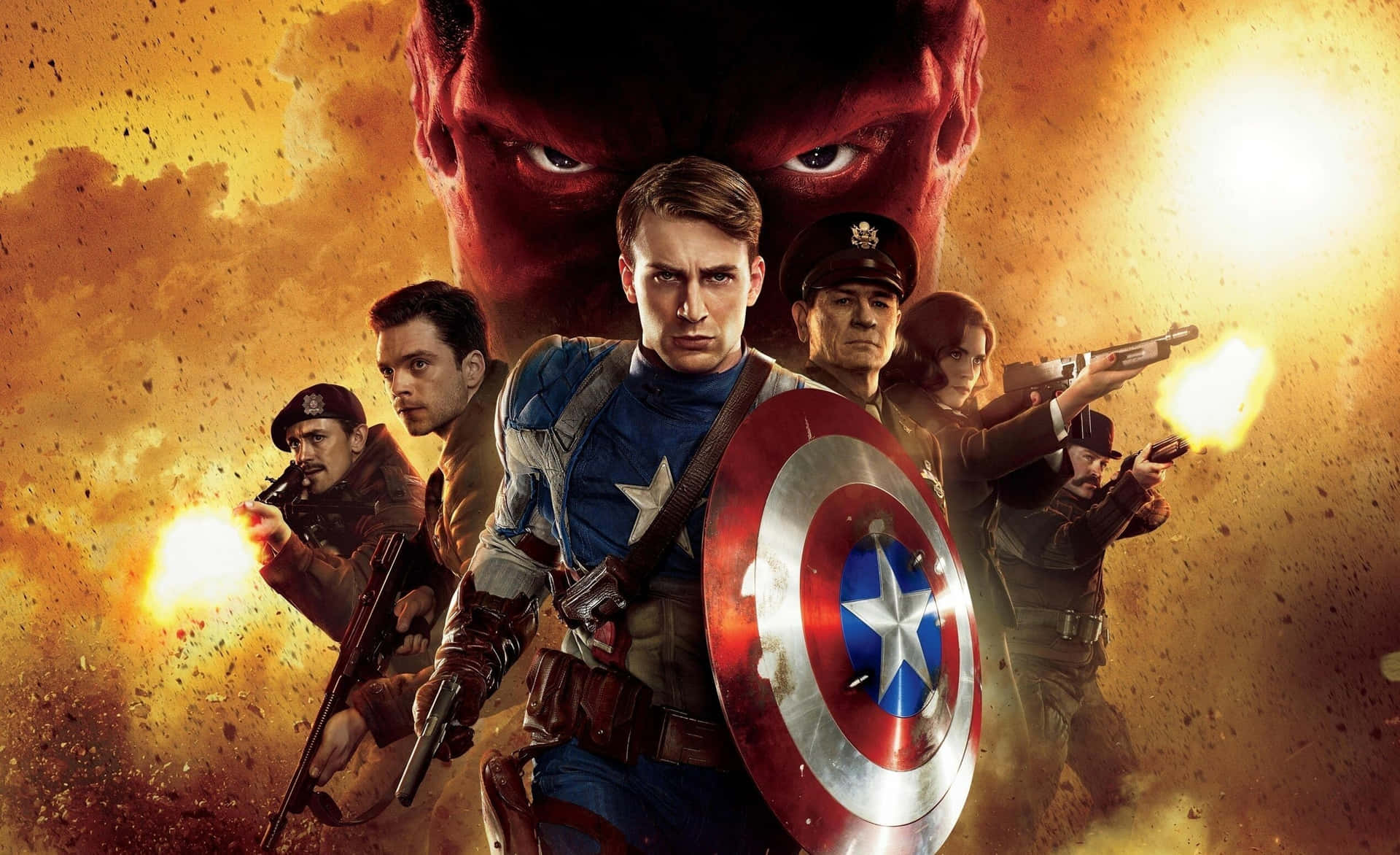 4k Captain America The First Avenger Background