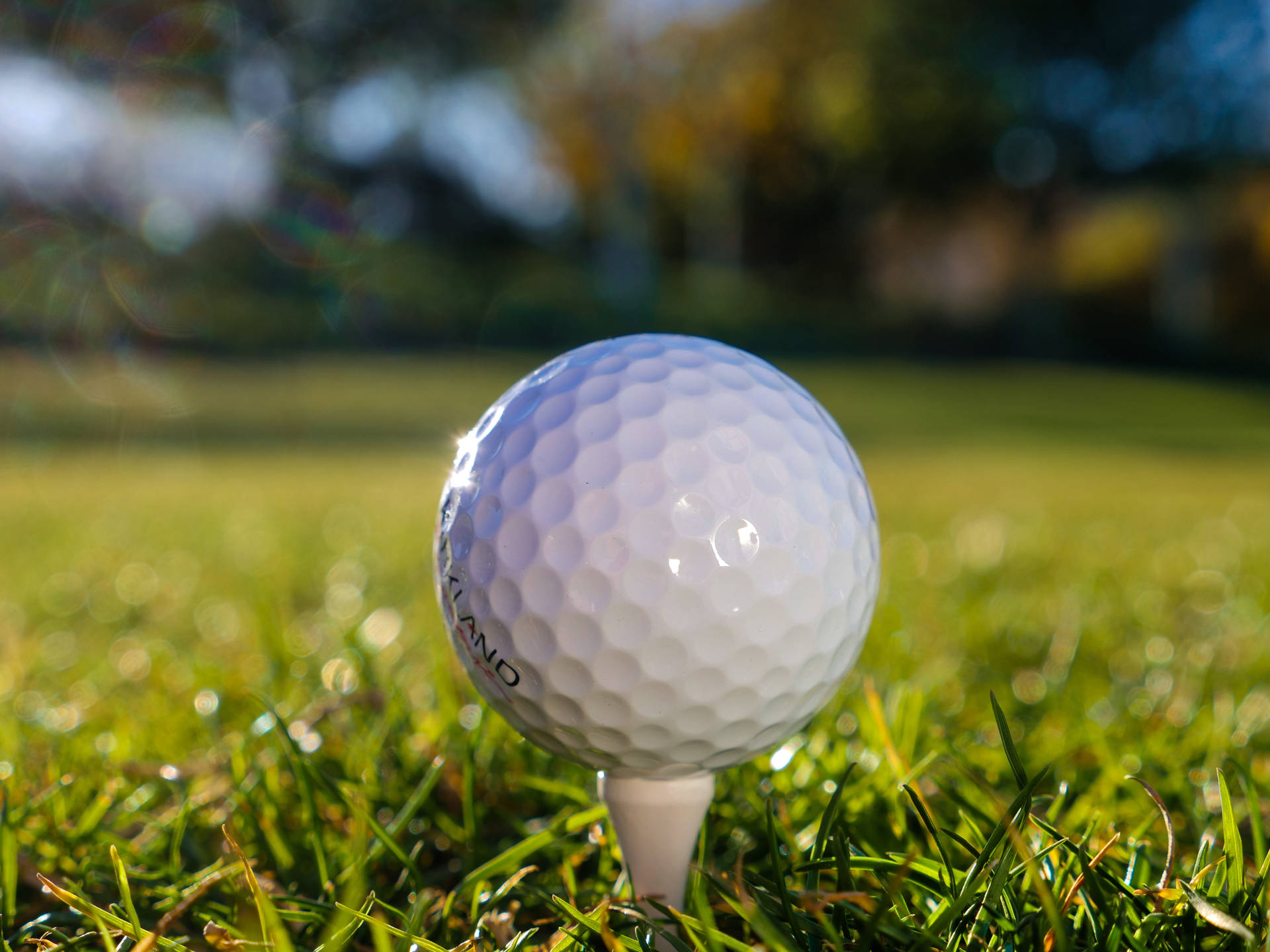 4k Close-up Photo Of Golf Ball Background