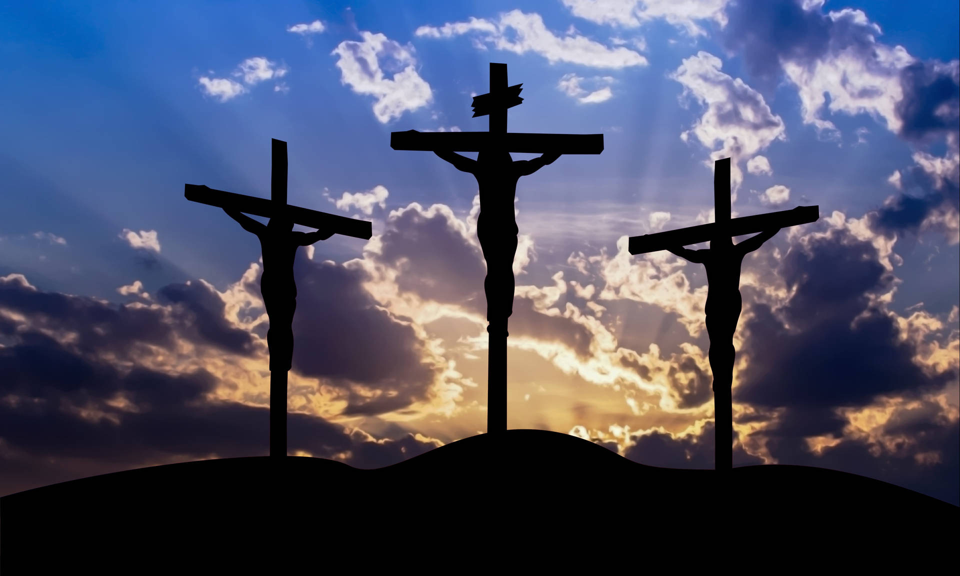 4k Crucifixion Of Jesus Background