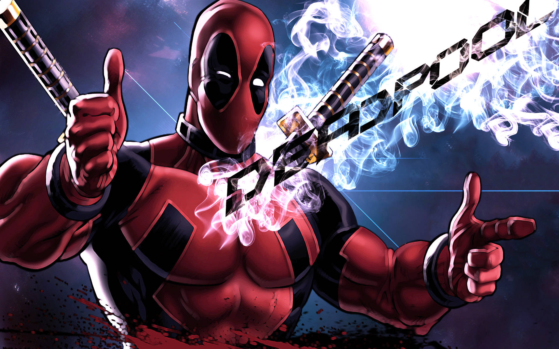 4k Deadpool Marvel Anti-hero Background