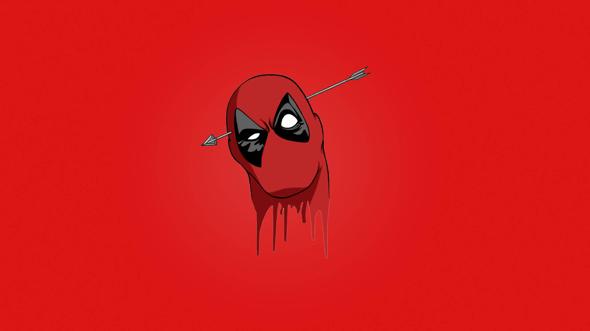 4k Deadpool Minimalist Art Background