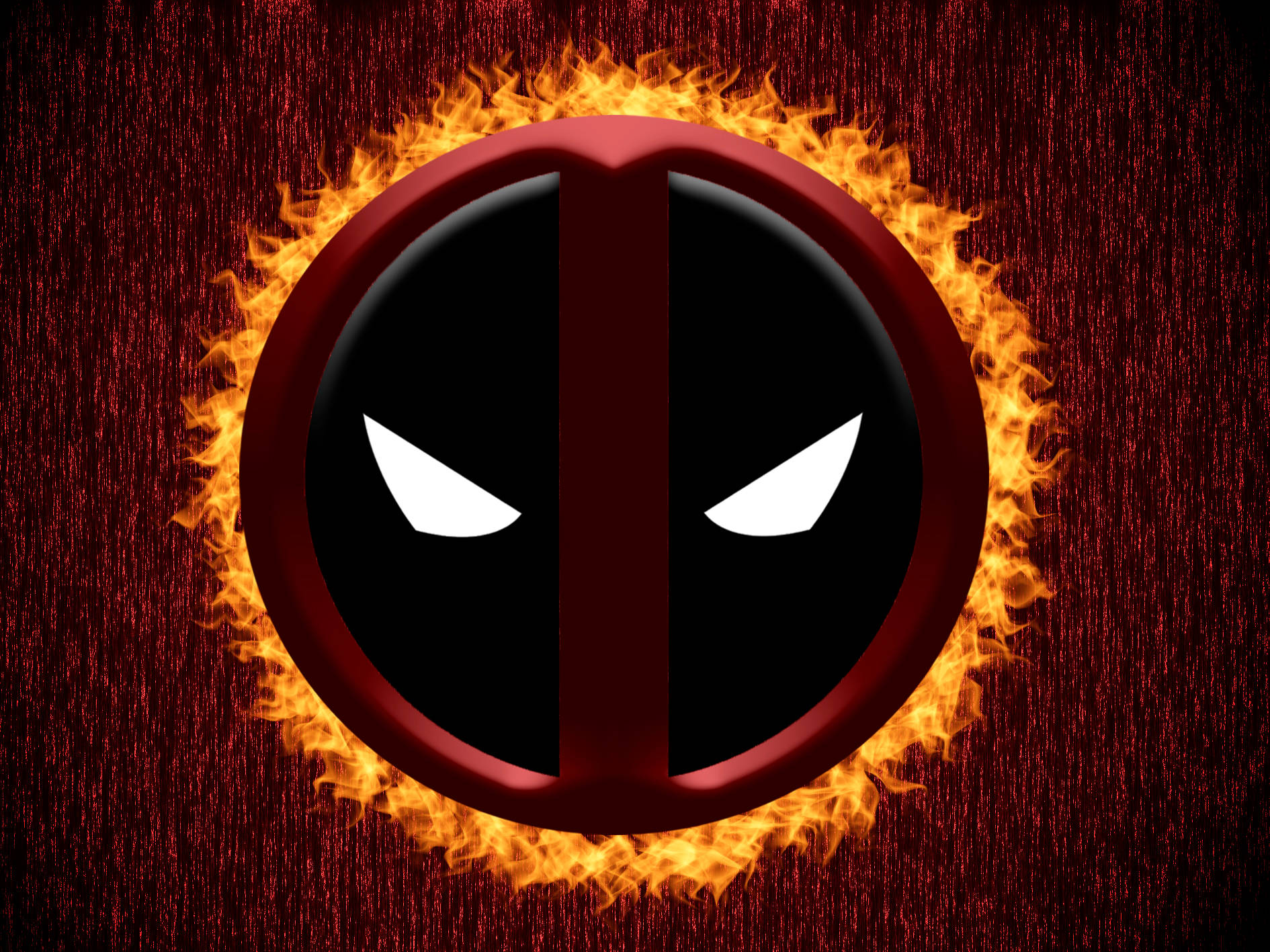 4k Deadpool Symbol Background