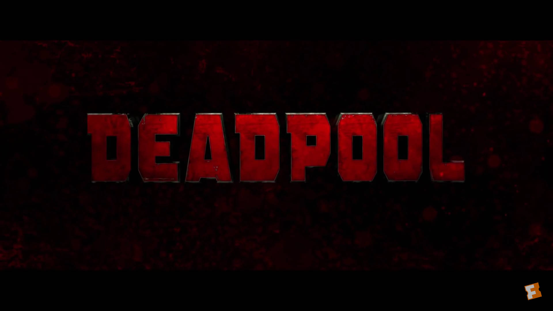 4k Deadpool标题艺术背景