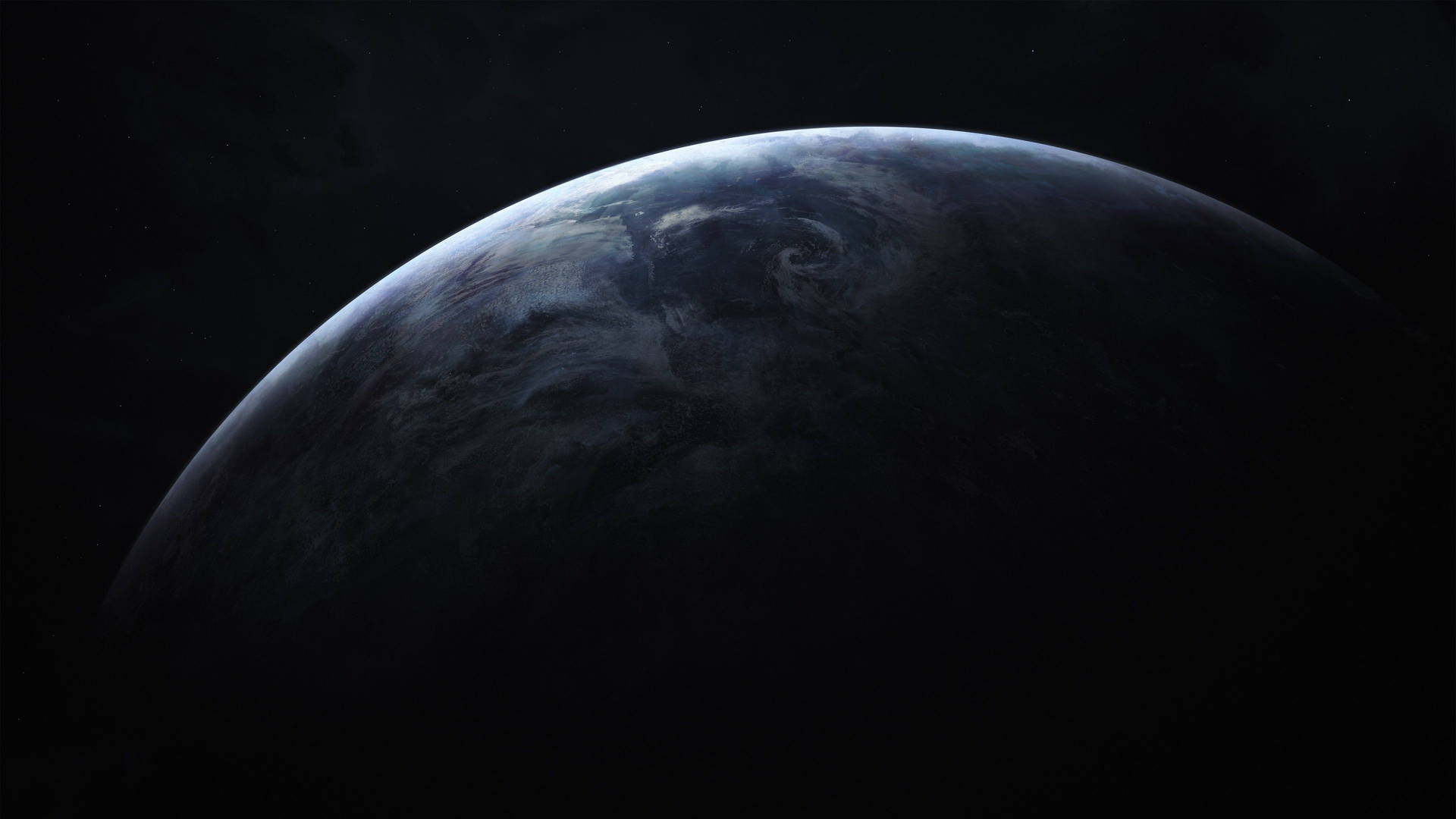 4k Earth Dark Planet Background