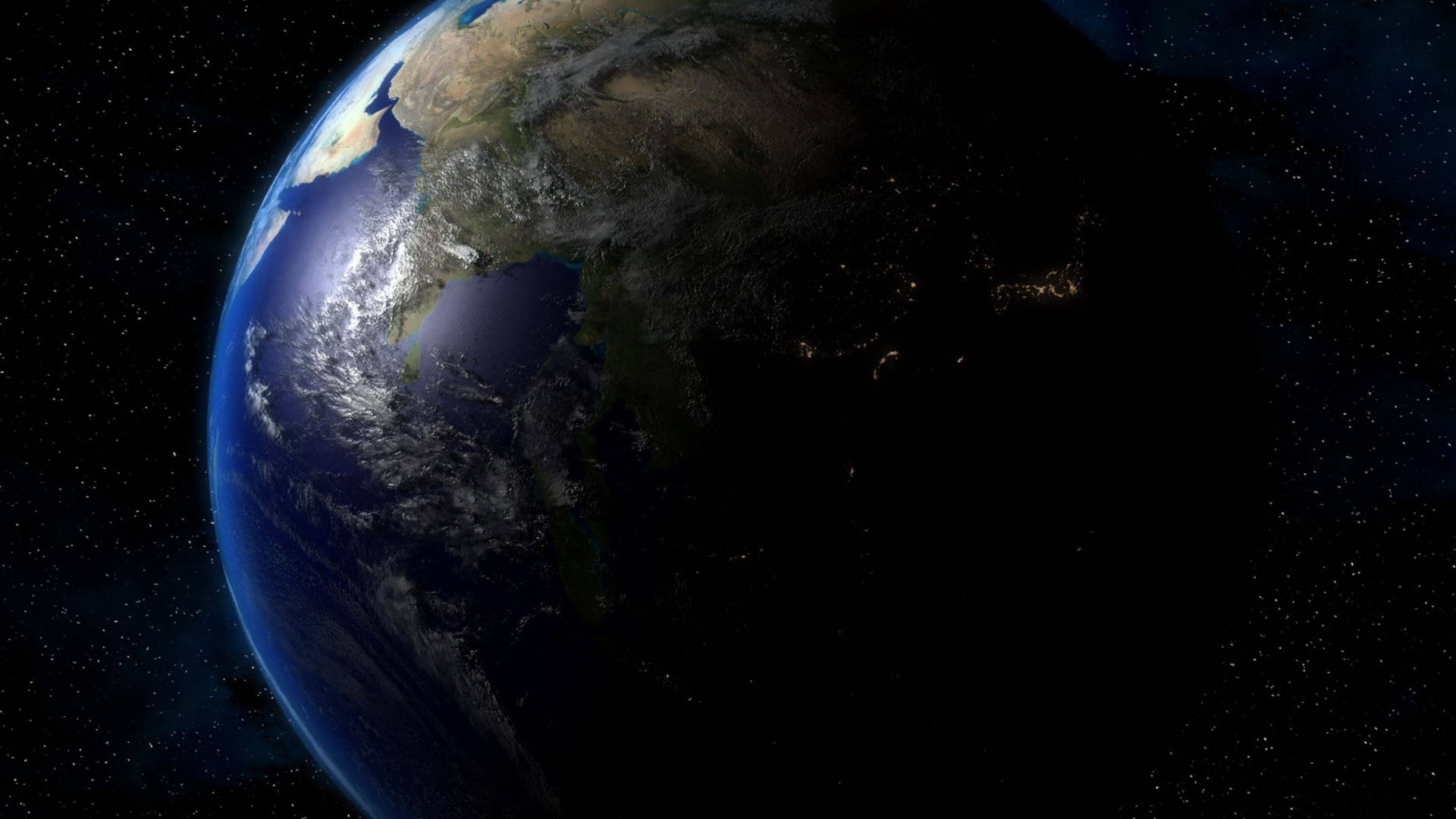 4k Earth Day And Night Background