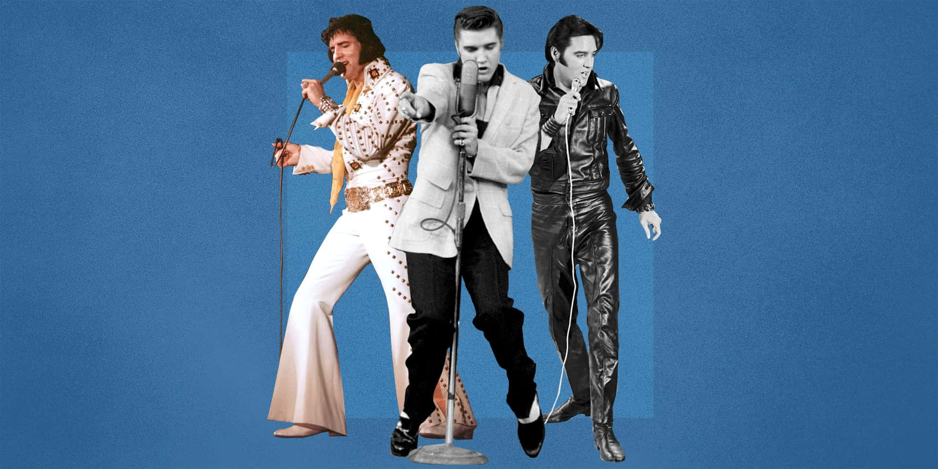 4k Elvis In Different Outfits Background