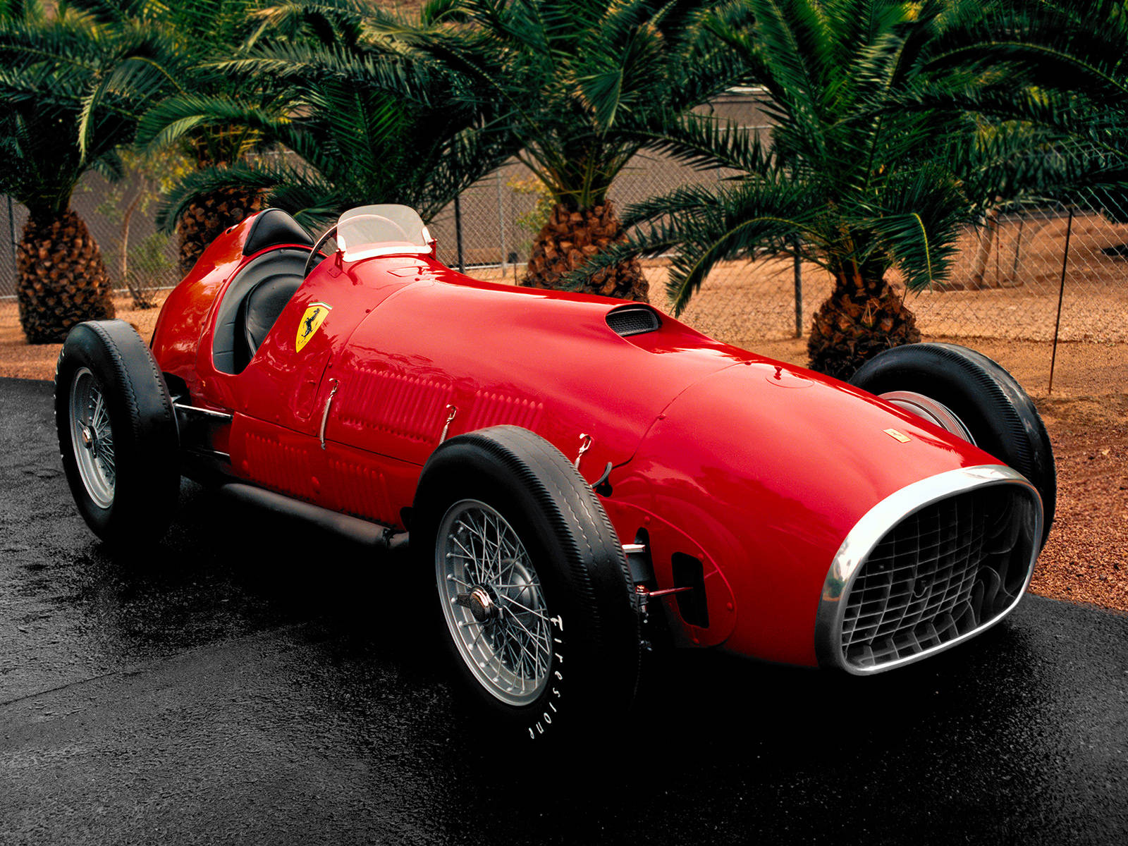 4k Ferrari Red 1952 F1