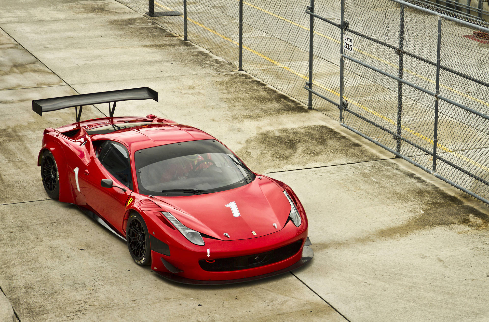4k Ferrari Red Sports Car Background