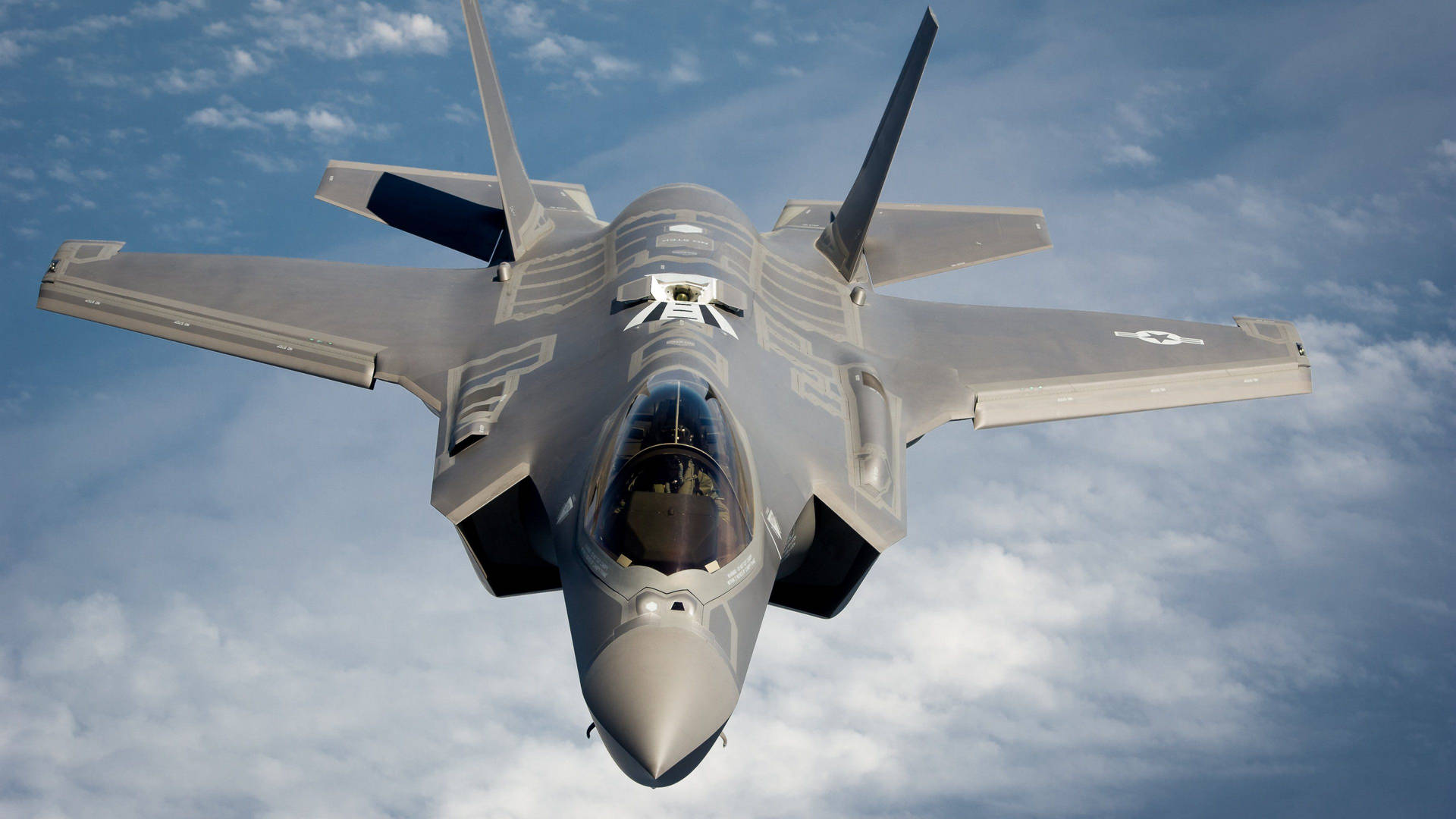 4k Fighter Plane Soaring Through The Sky