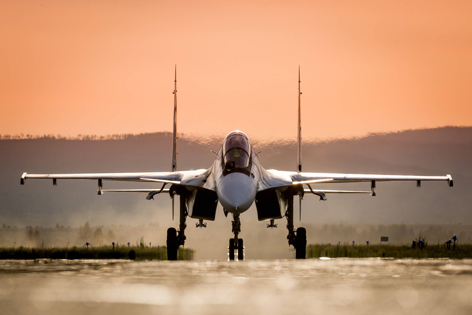 4k Fighter Plane Take Off Background