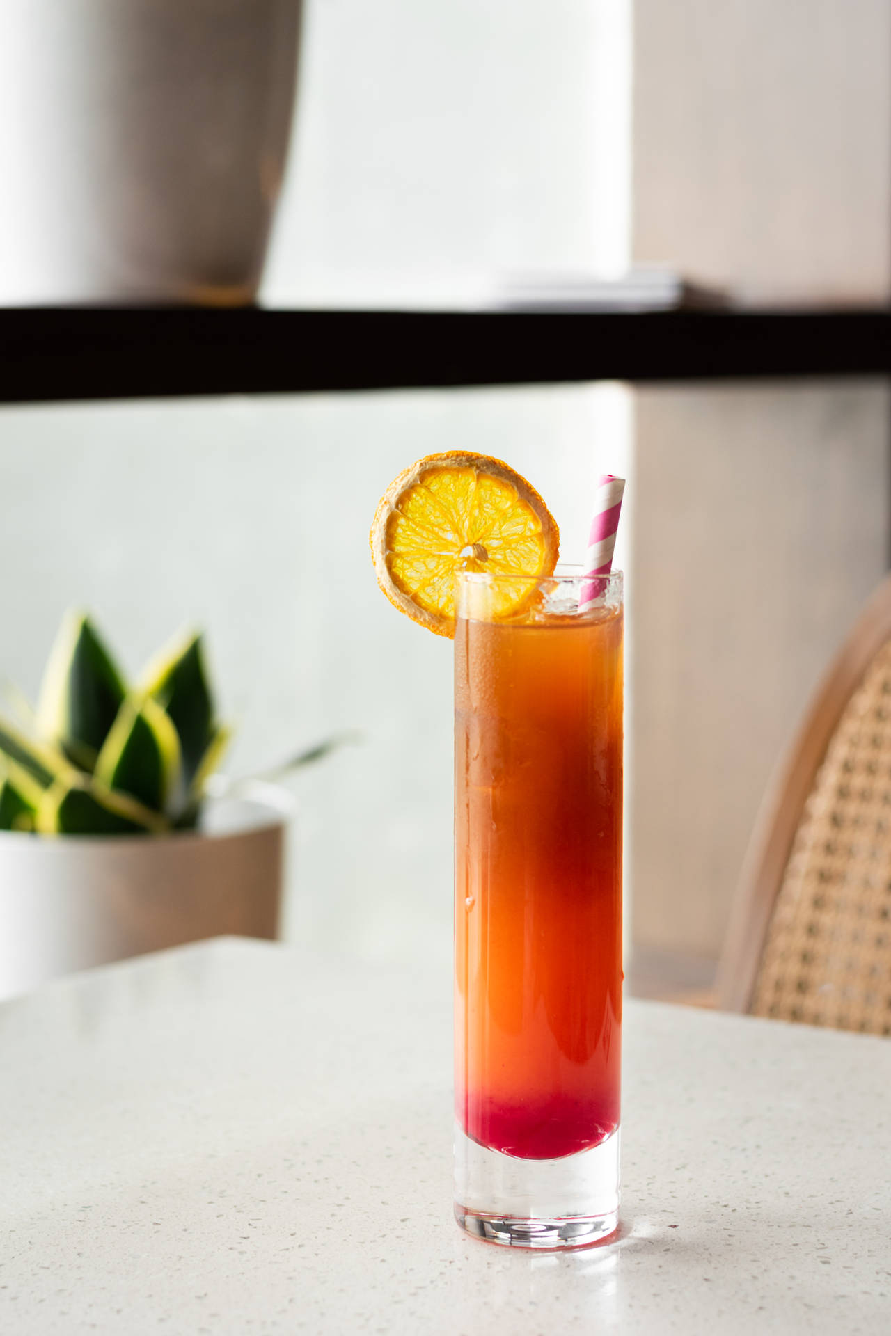 4k Food Orange Mocktail