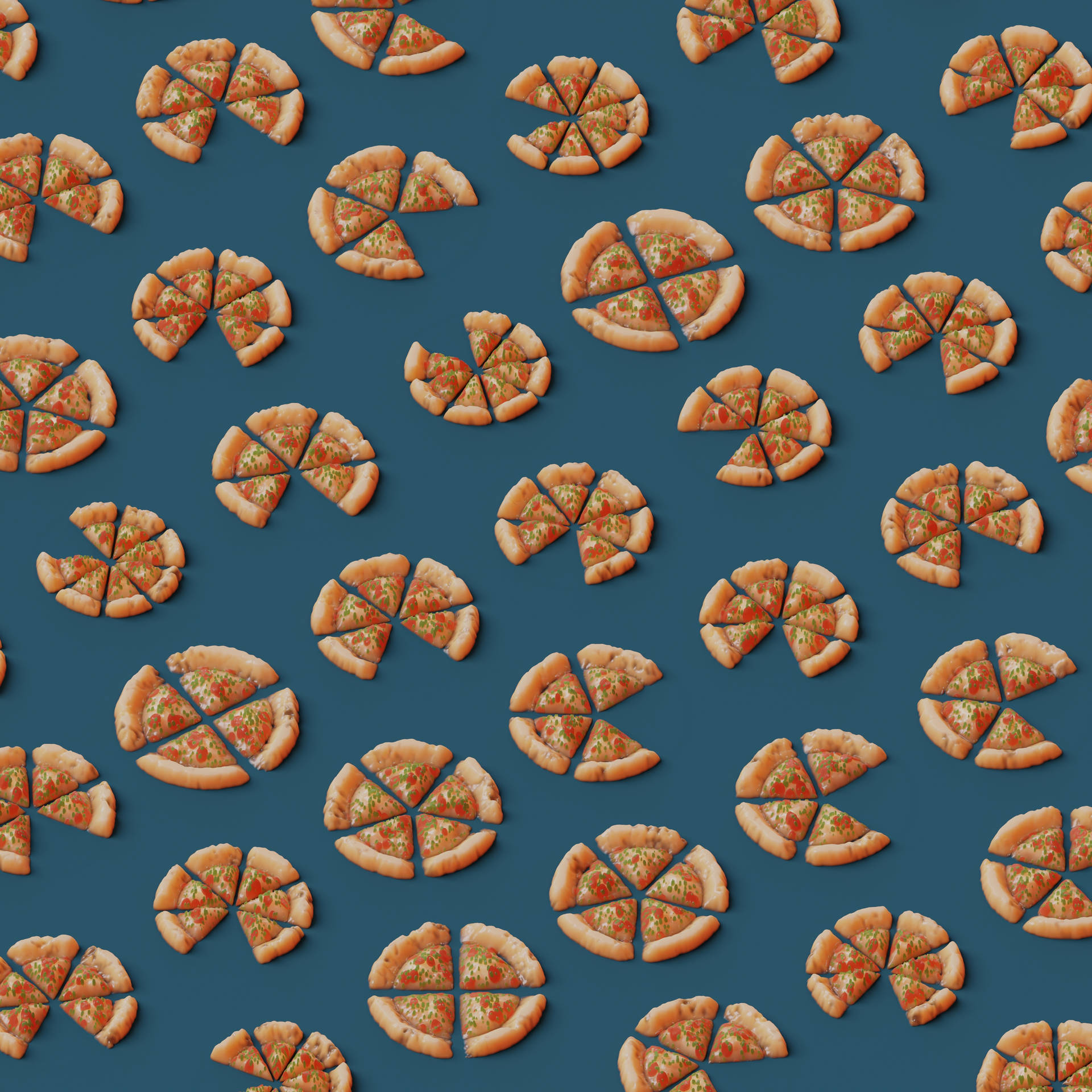 4k Food Pizza Slices