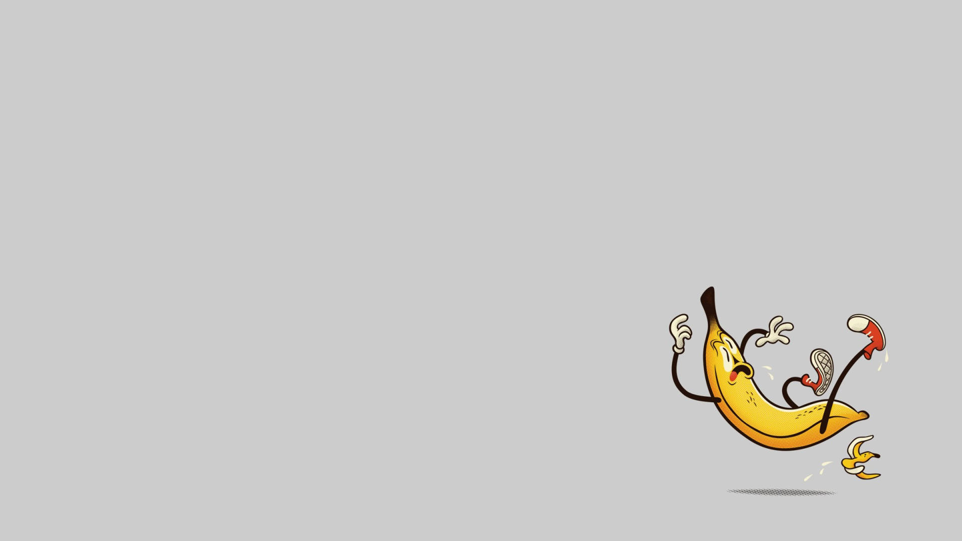 4k Food Slipping Banana