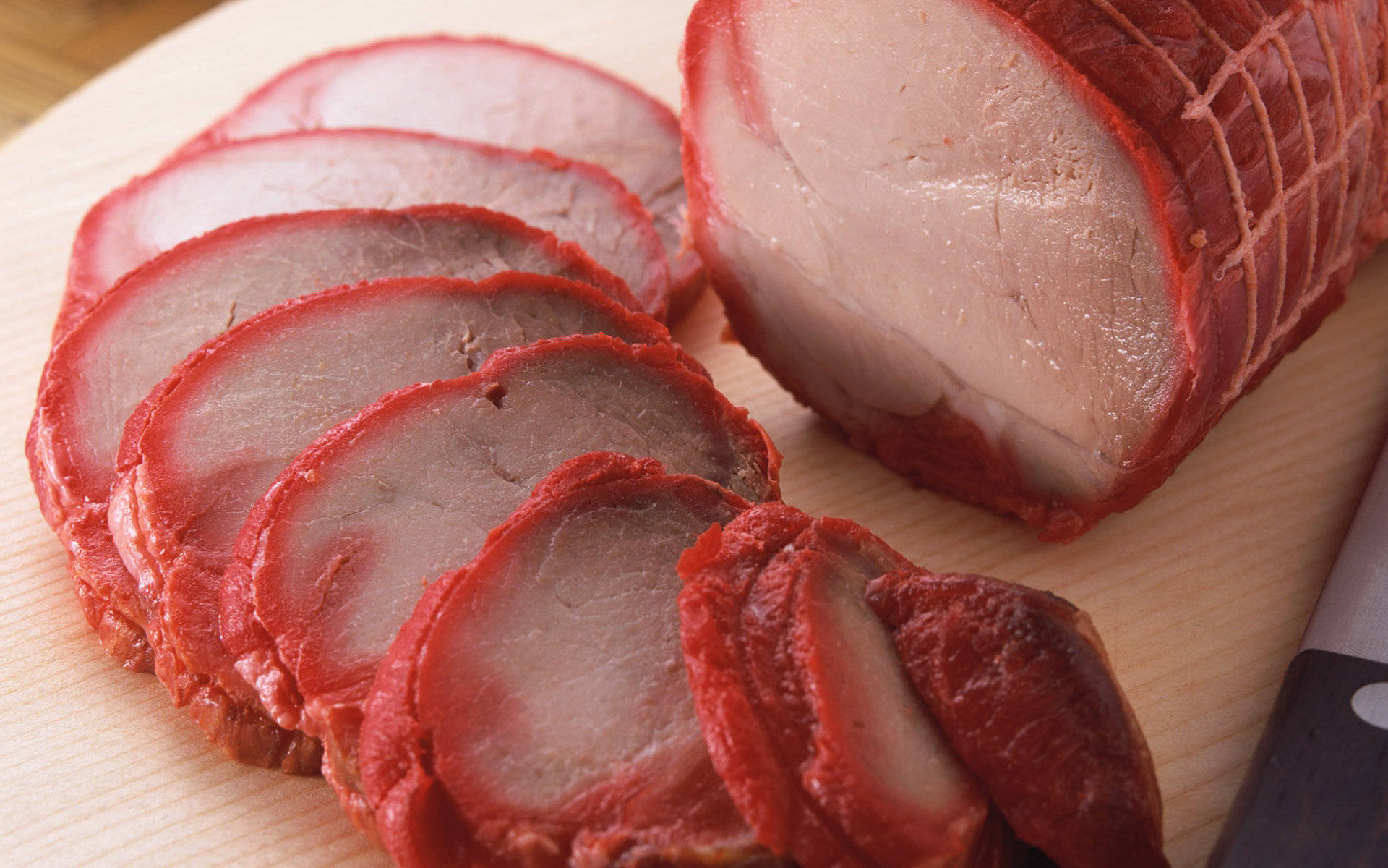 4k Food Smoked Ham