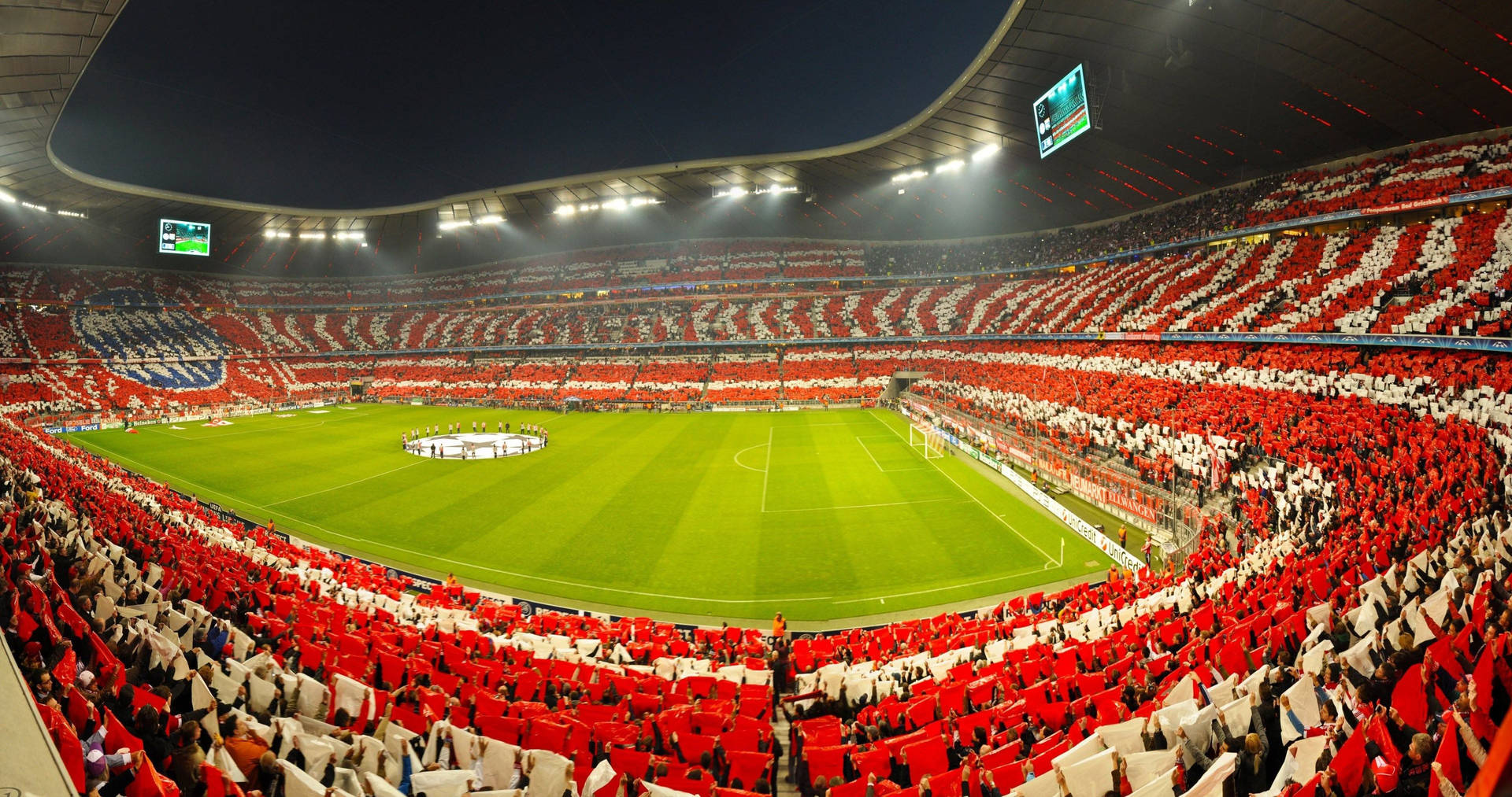 4k Football Allianz Arena Background