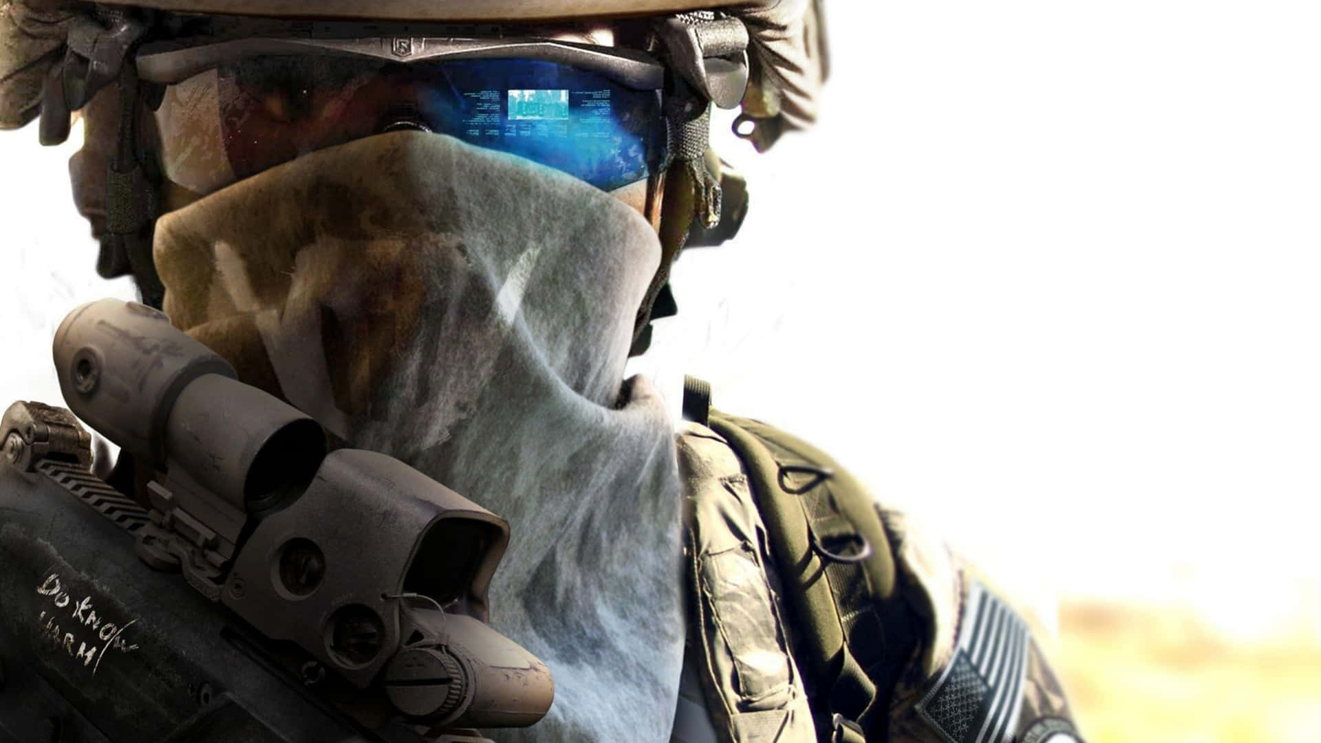 4k Ghost Recon Close Up Military Soldier Pictures Background