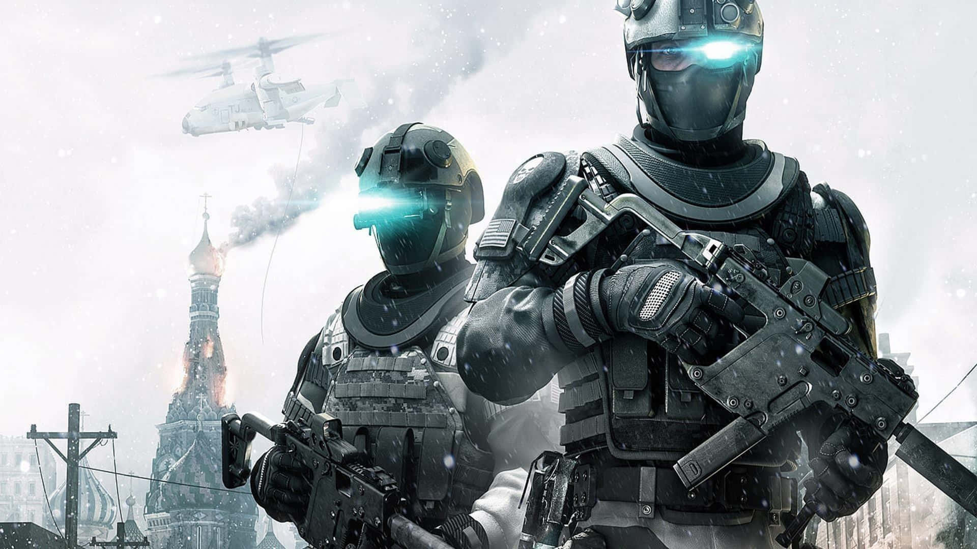 4k Ghost Recon Laser Eyes Soldier Pictures Background
