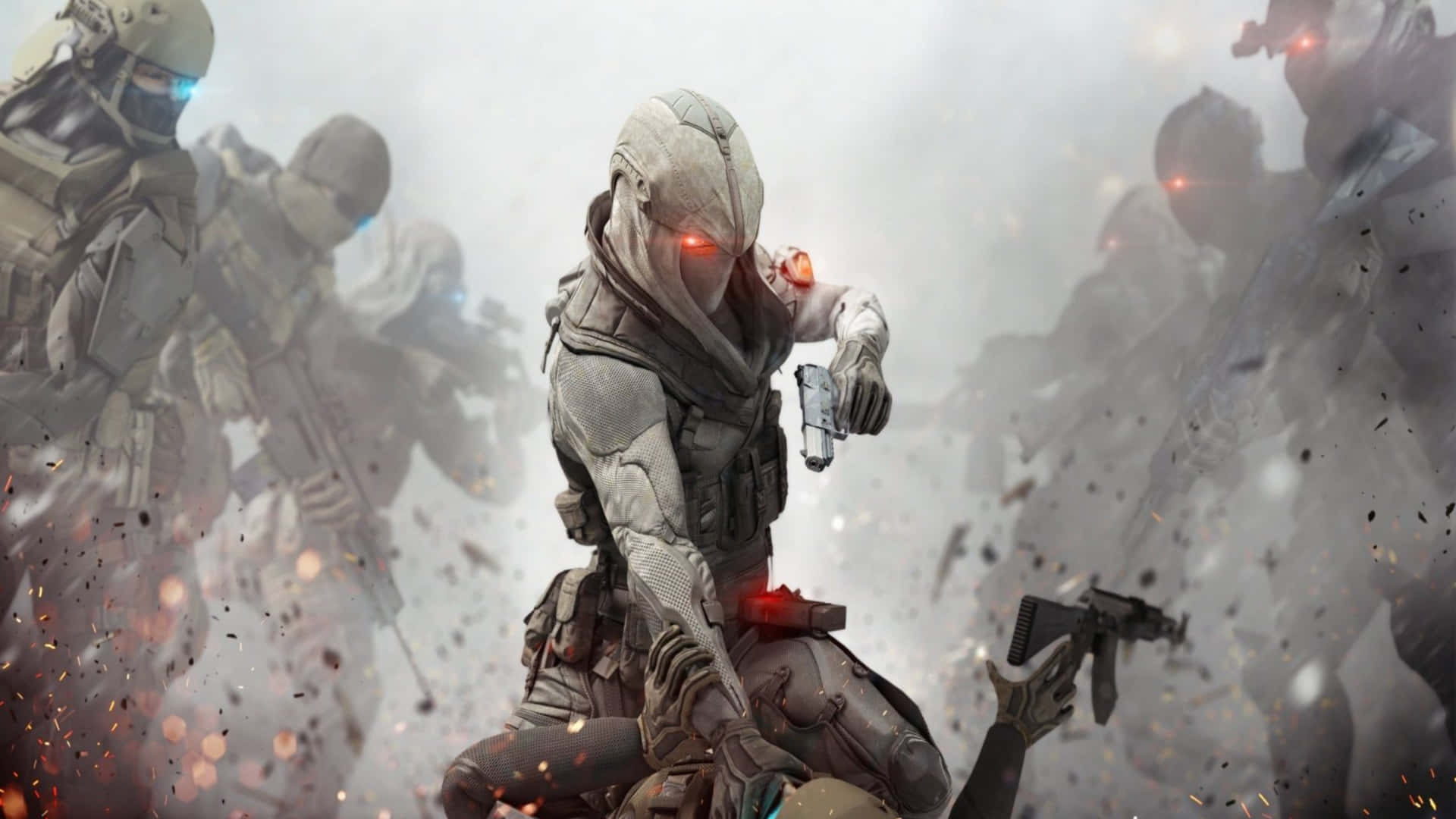 4k Ghost Recon Phantom Warrior Gun Poster Pictures Background