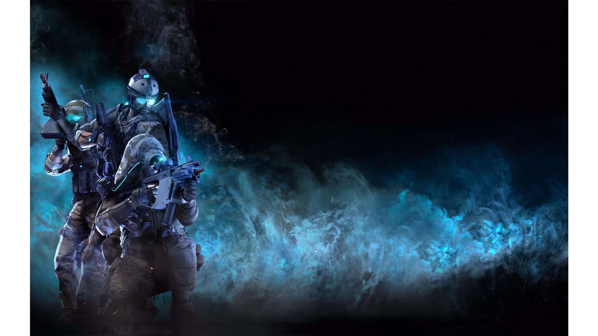 4k Ghost Recon Phantoms Neon Smoke Poster Pictures
