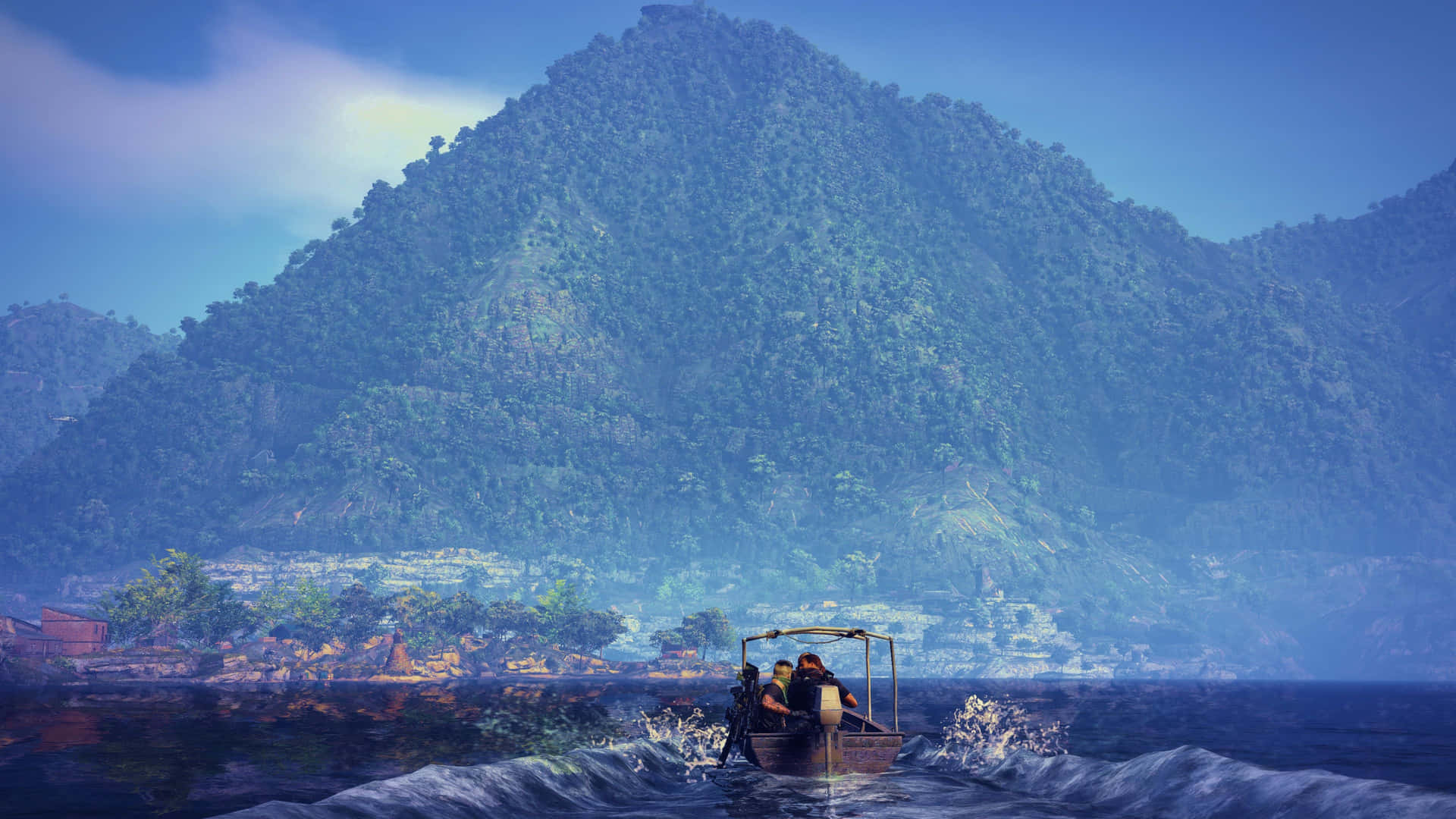 4k Ghost Recon Sailing Mountain View Pictures Background