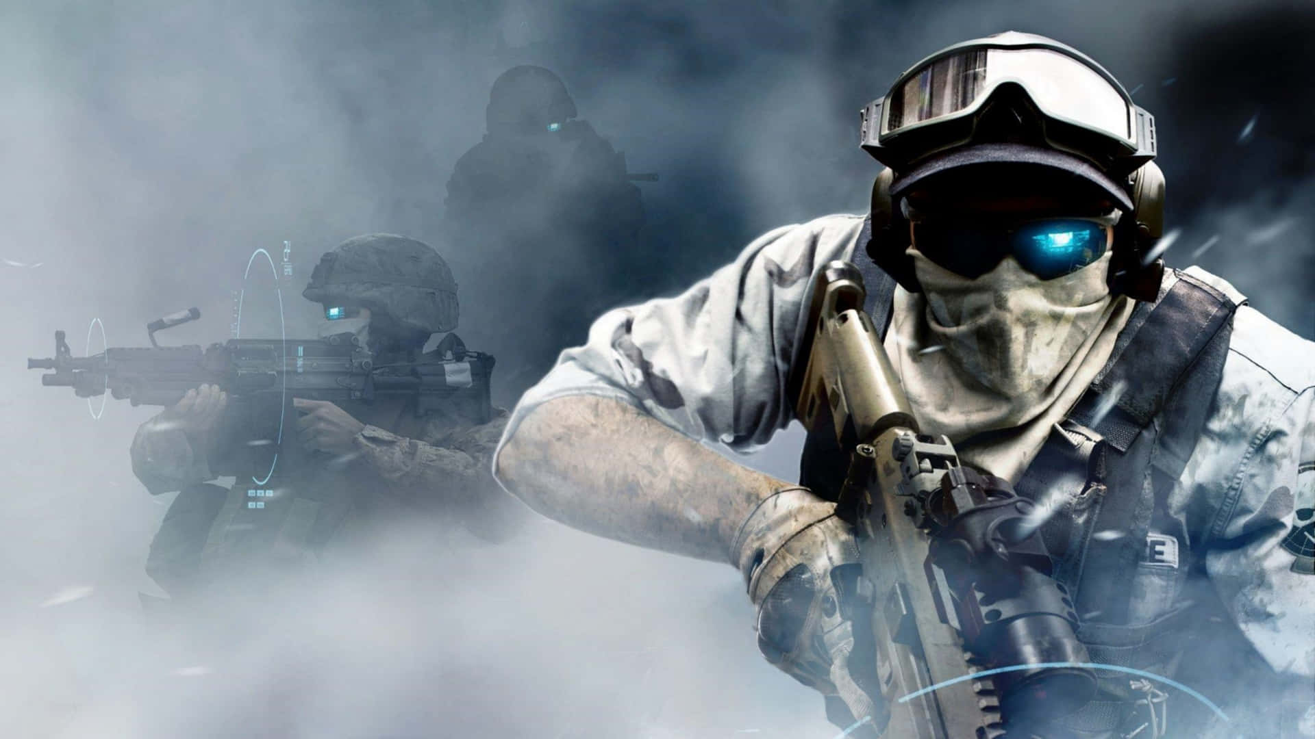 4k Ghost Recon Smoke Soldier Attack Pictures Background