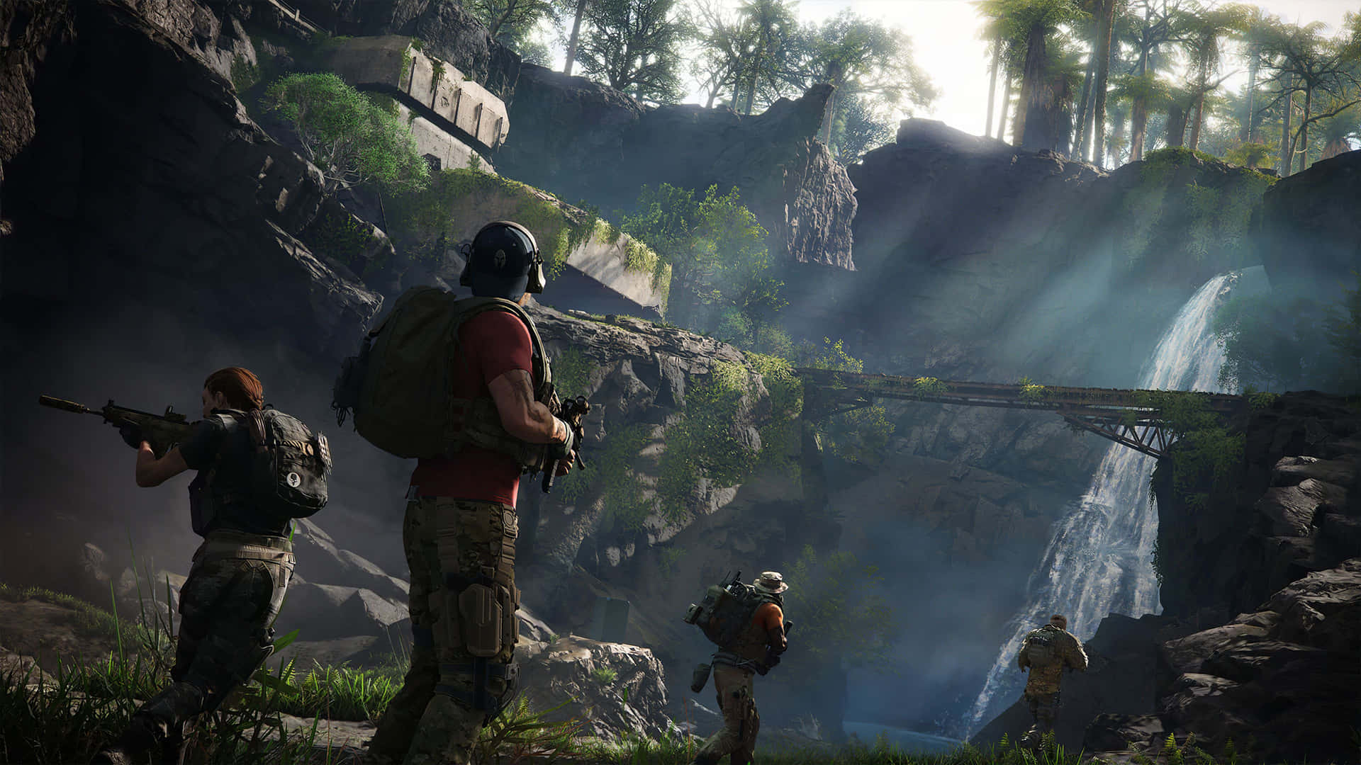 4k Ghost Recon Tom Clancy's Video Game Scene Background