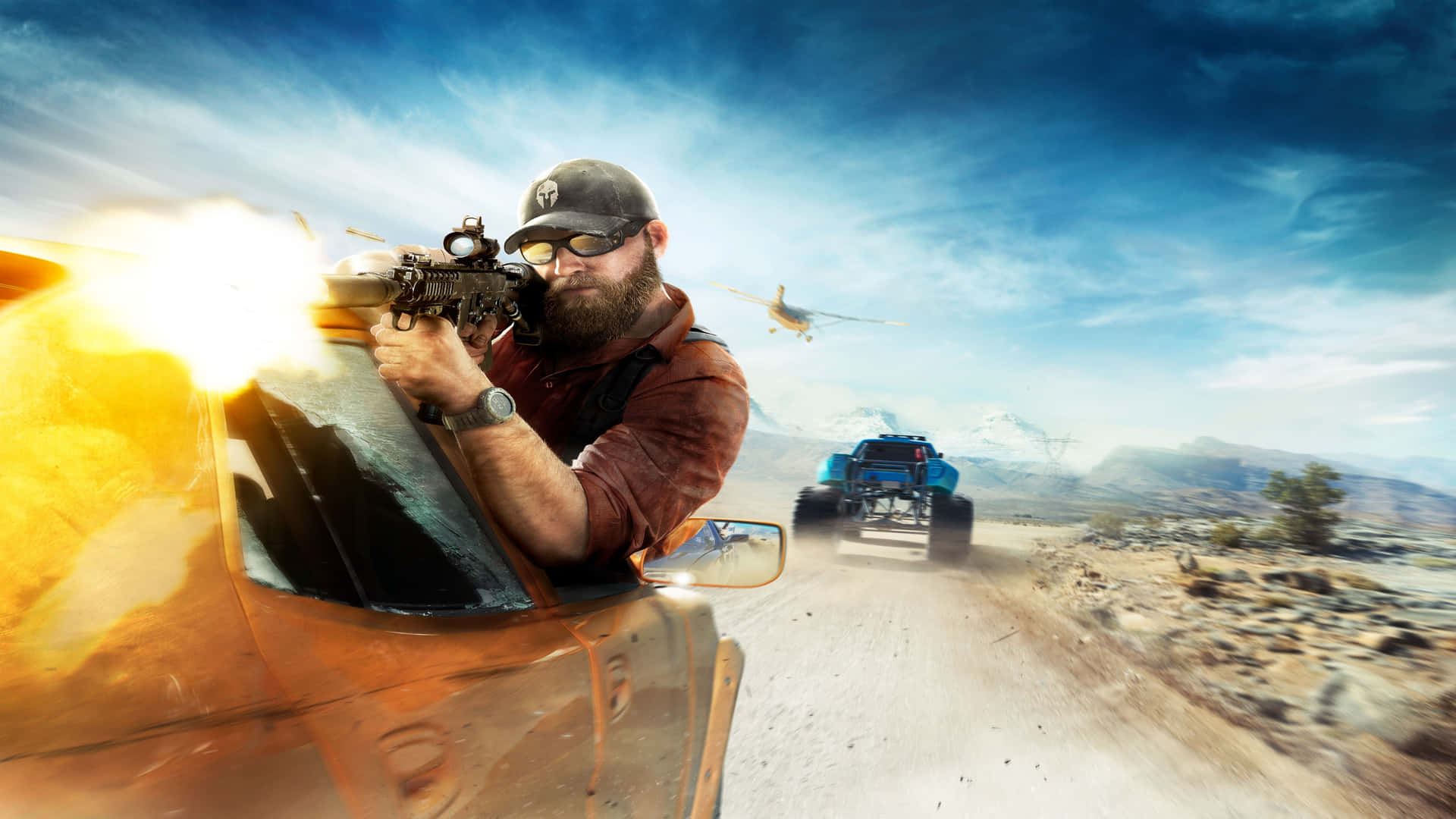 4k Ghost Recon Wildlands Firing Guns Pictures Background