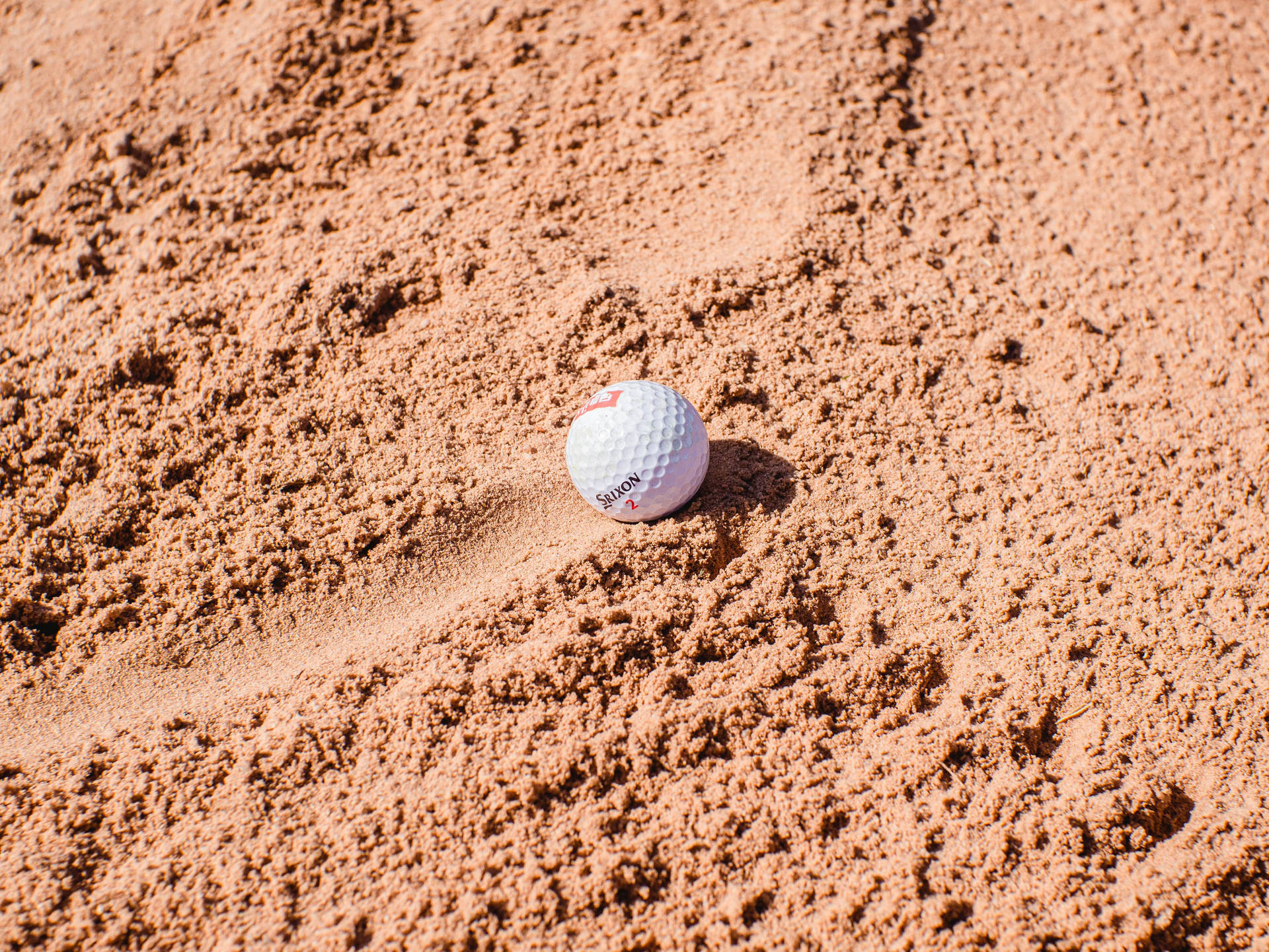 4k Golf On Sand Background
