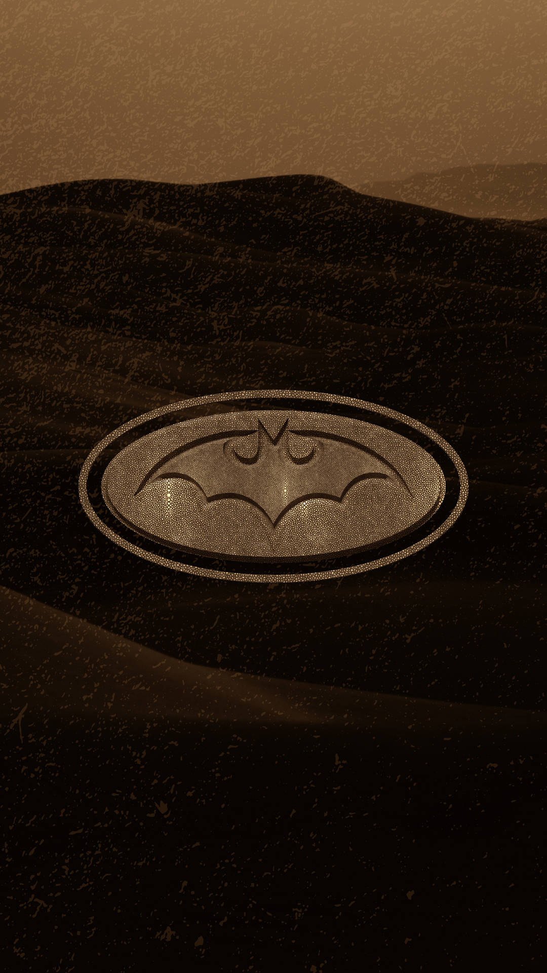 4k Gotham Batman Logo Badge Background