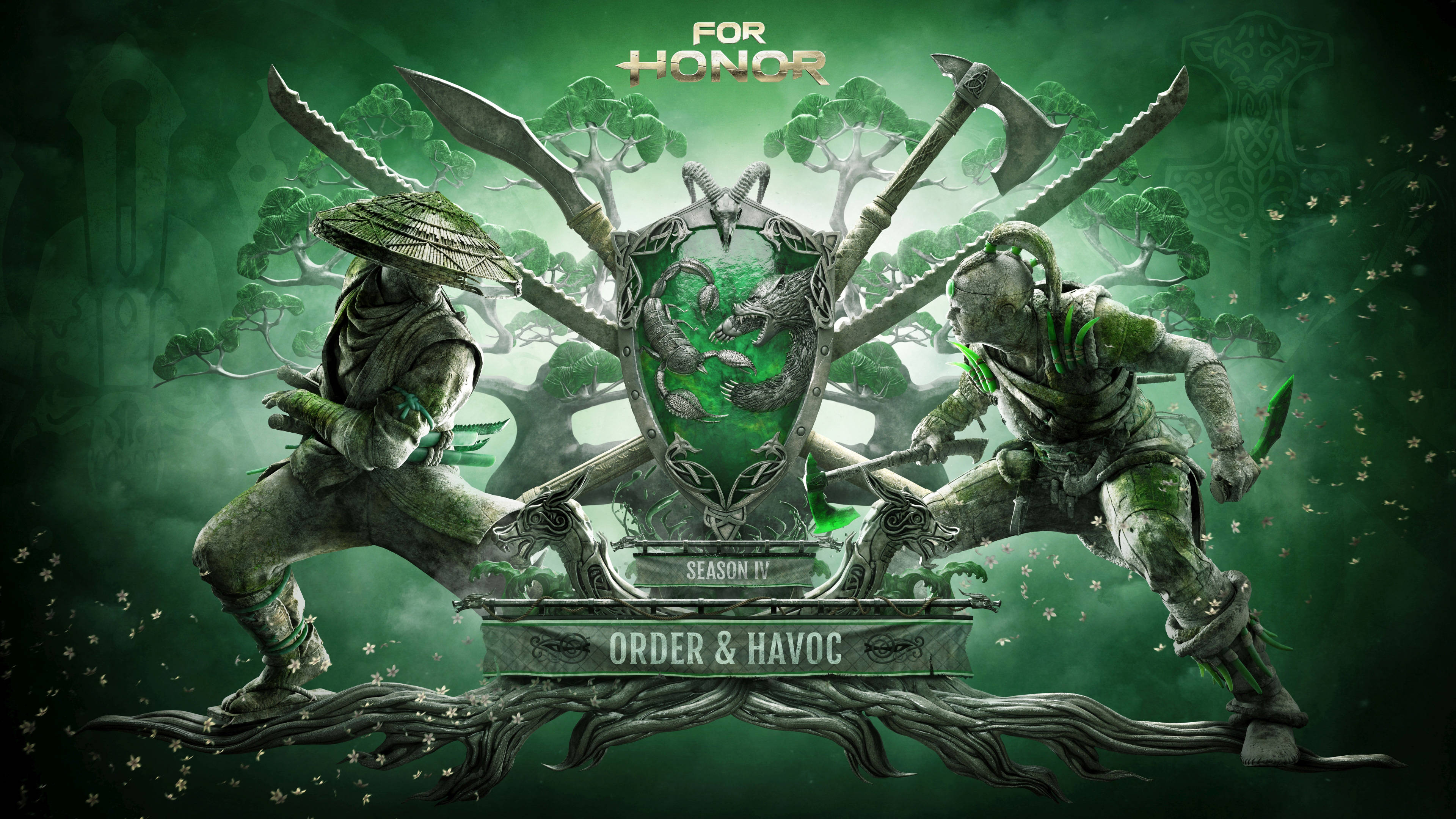 4k Green For Honor Video Game Poster