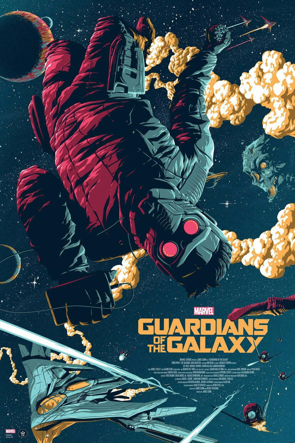 4k Guardians Of The Galaxy Star Lord Background