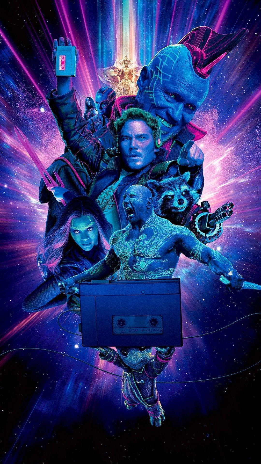 4k Guardians Of The Galaxy Volume 2 Poster Background