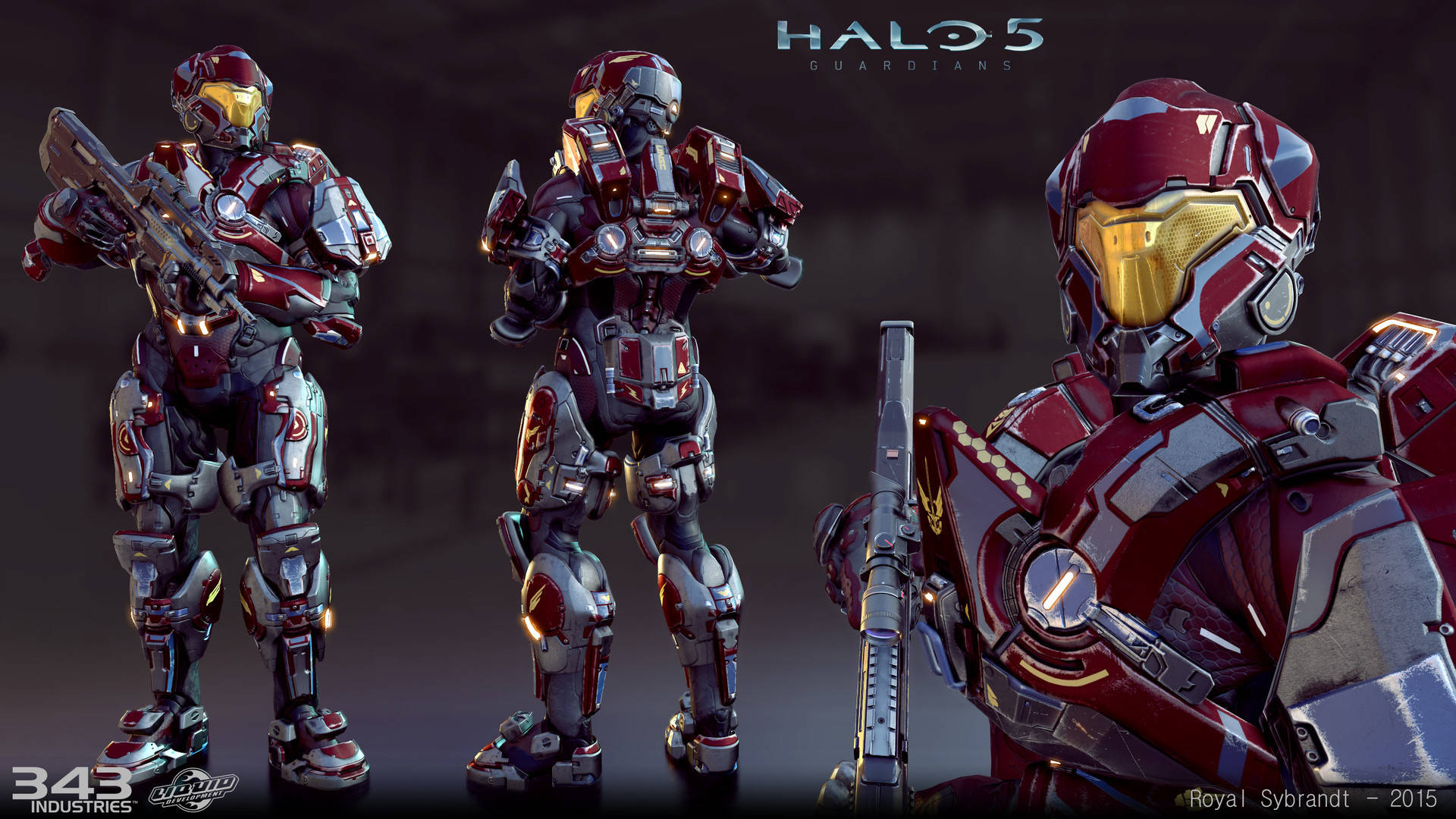 4k Halo Super Soldiers Background