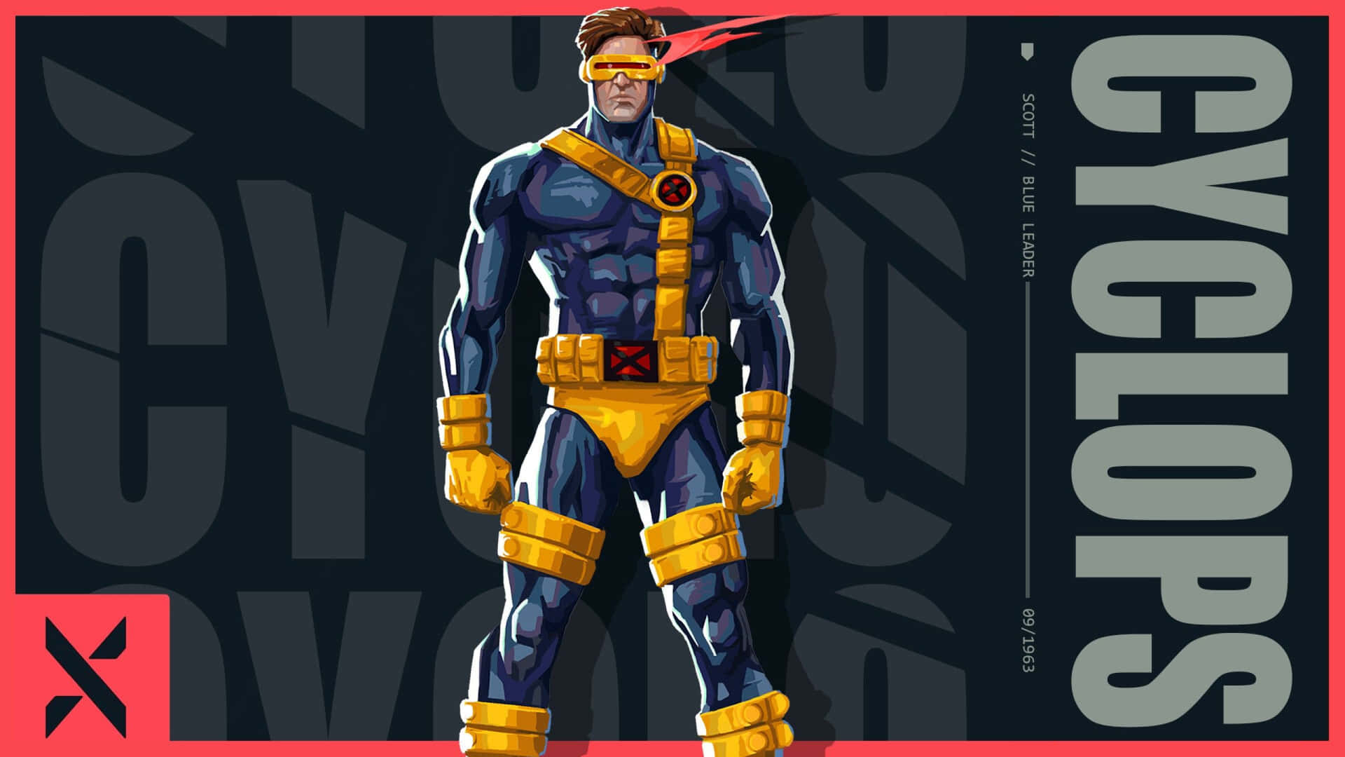 4k Hd Valorant X-men Cyclops Background