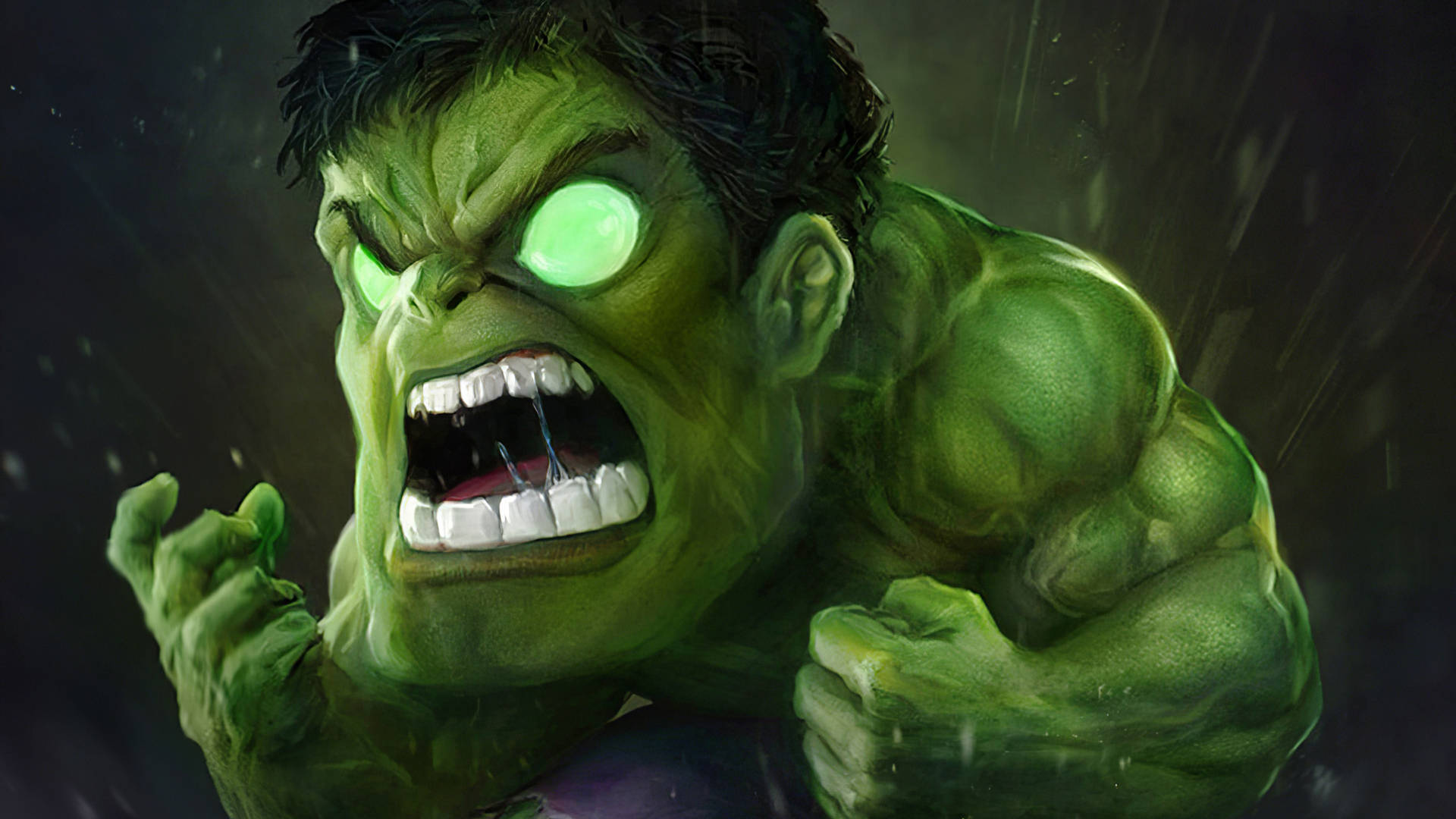 4k Hulk Kingkoy Drawing Background