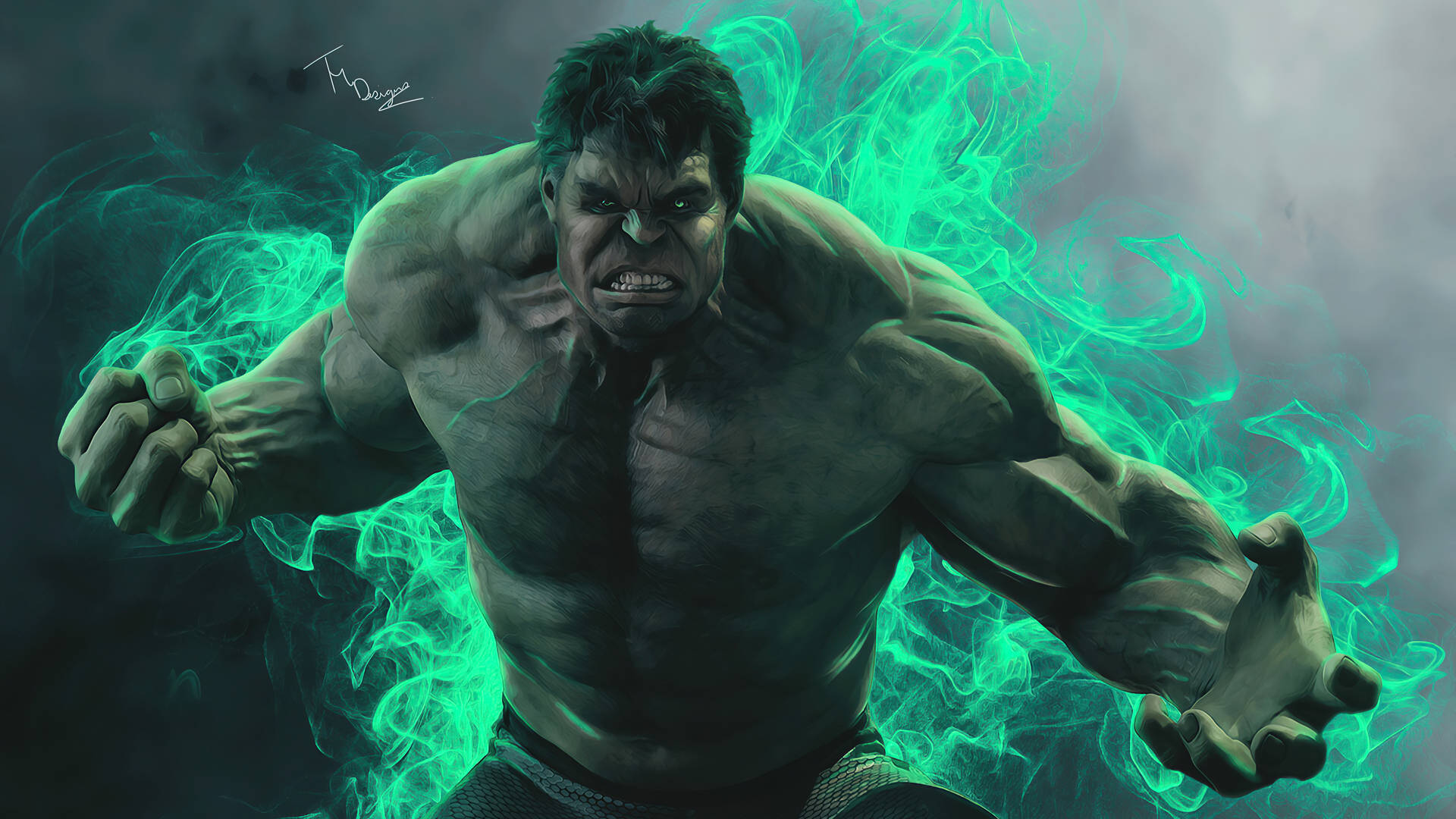 4k Hulk Neon Green