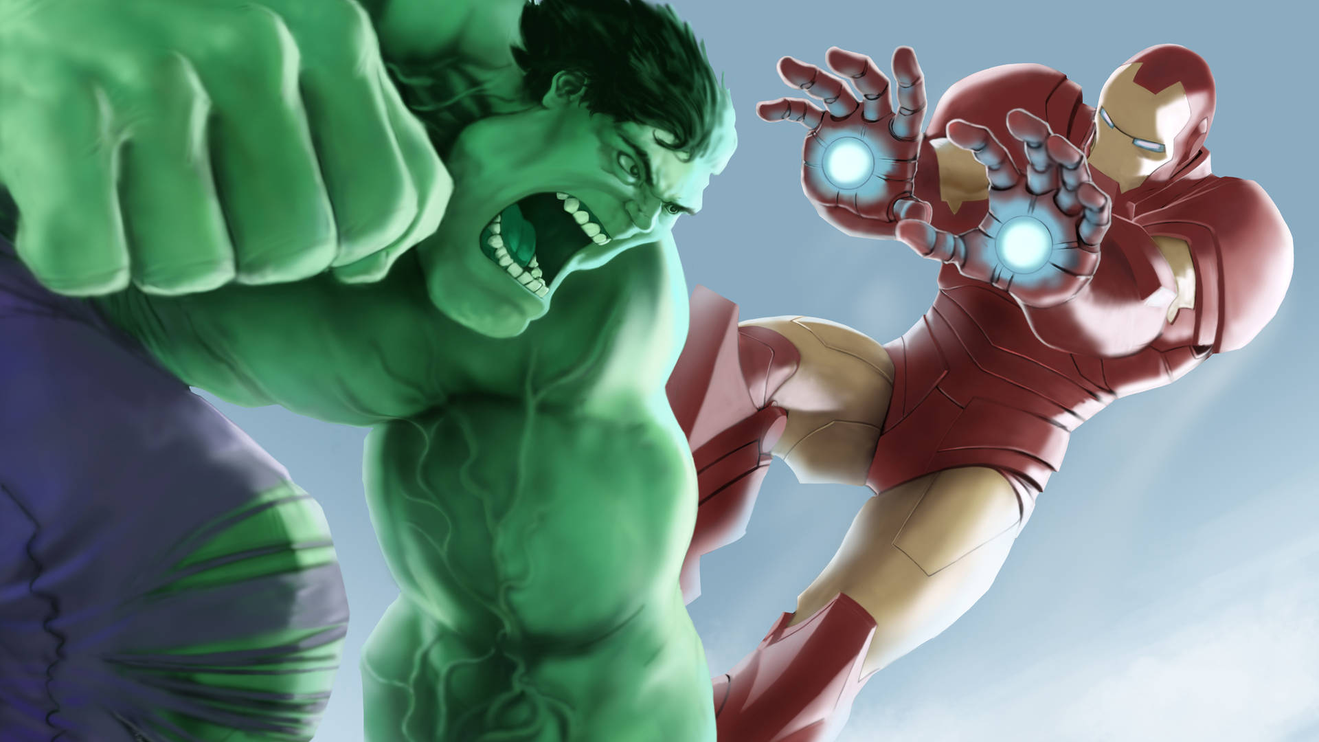4k Hulk Vs. Iron Man