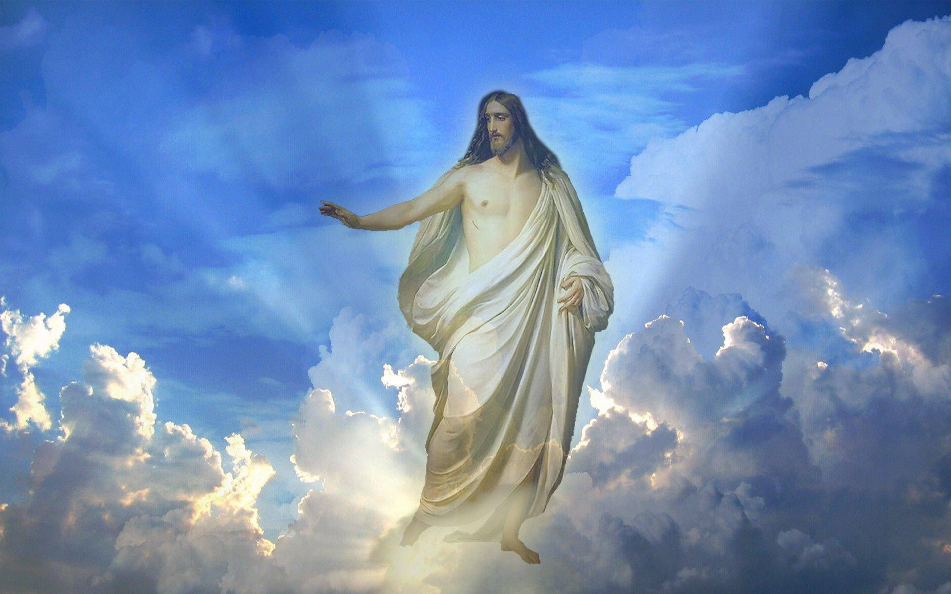 4k Jesus Ascends Background