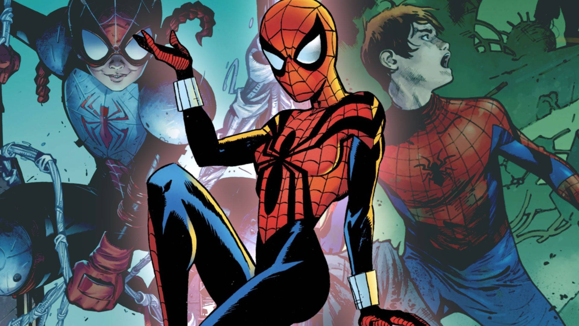 4k Lady Spiderman Background