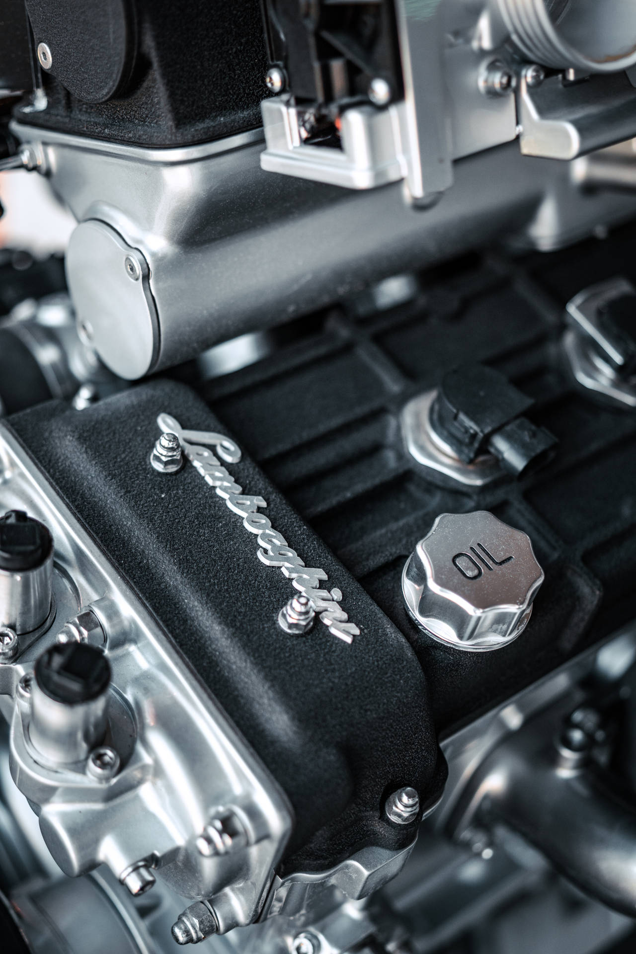 4k Lamborghini Engine Background