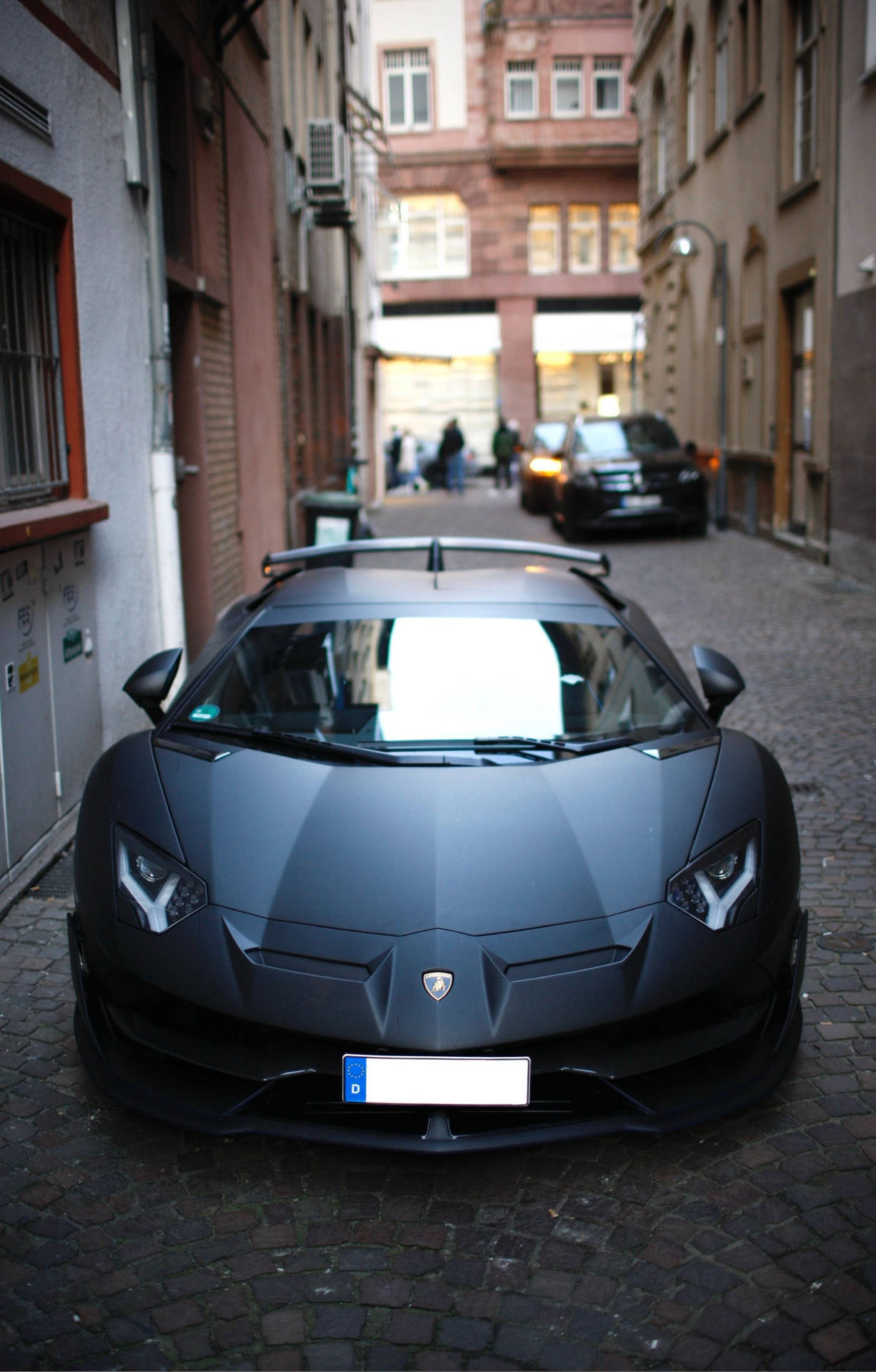 4k Lamborghini Iphone Black Street Background