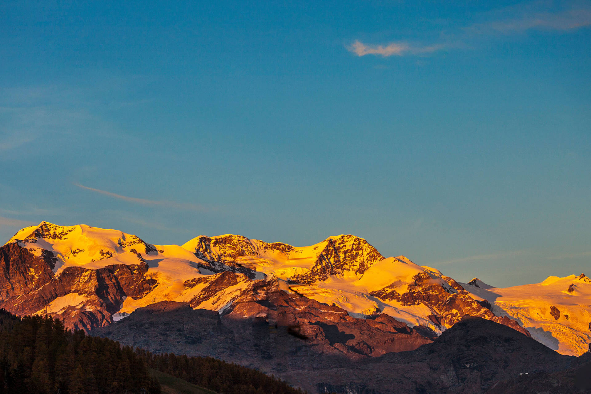 4k Landscape Sunrise Olympic Mountains Background