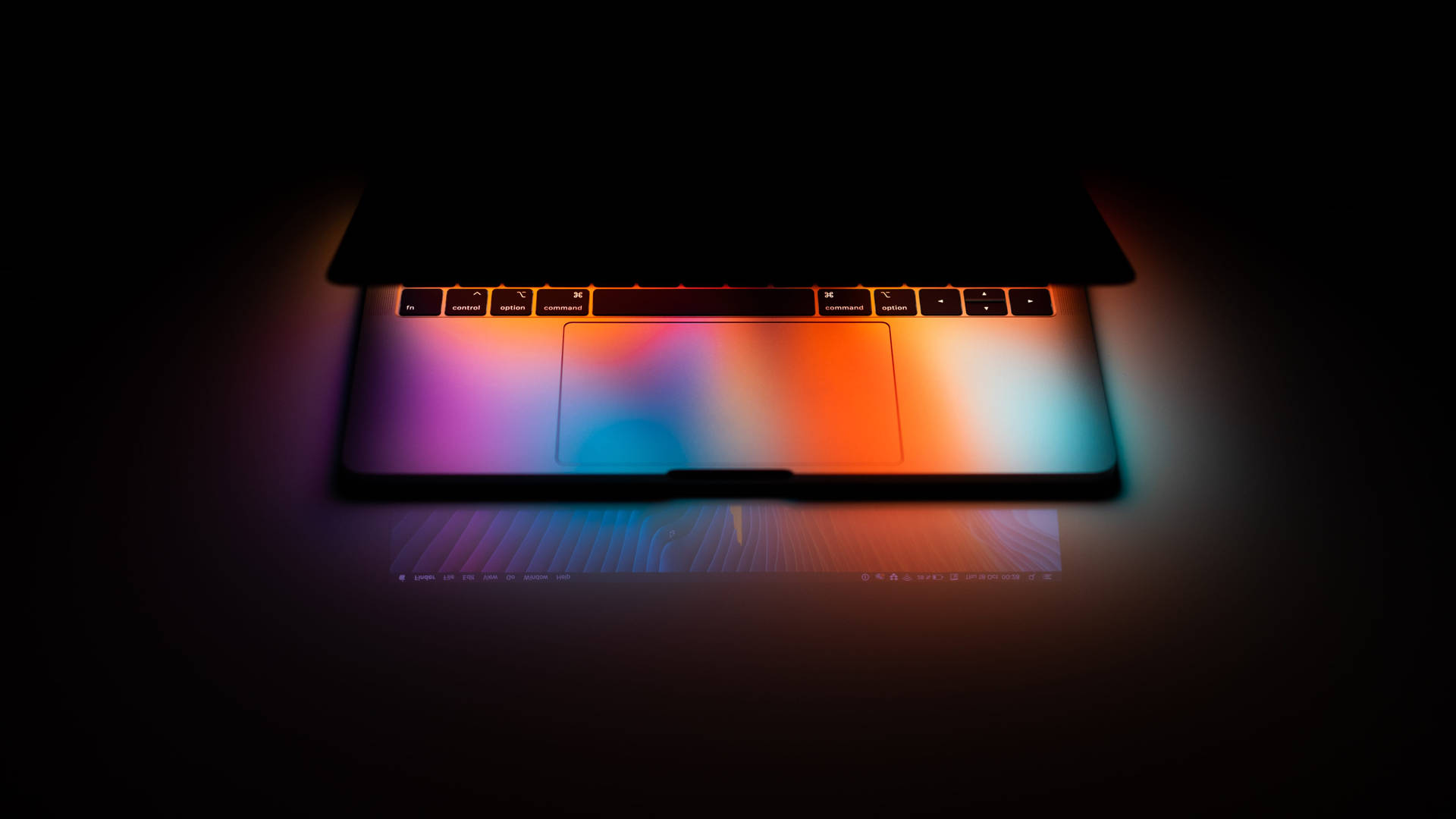 4k Laptop Colorful Screen Background