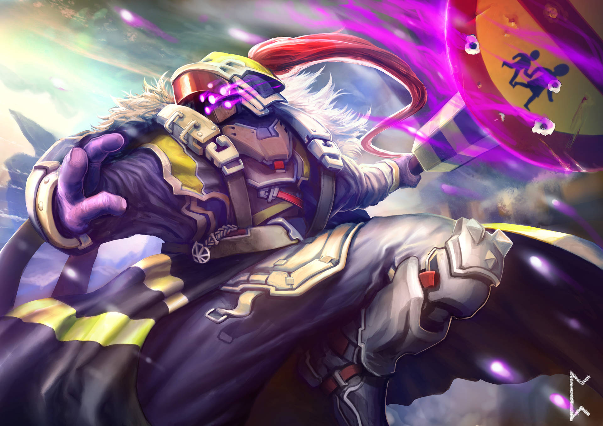 4k League Of Legends Jax In Pink Background