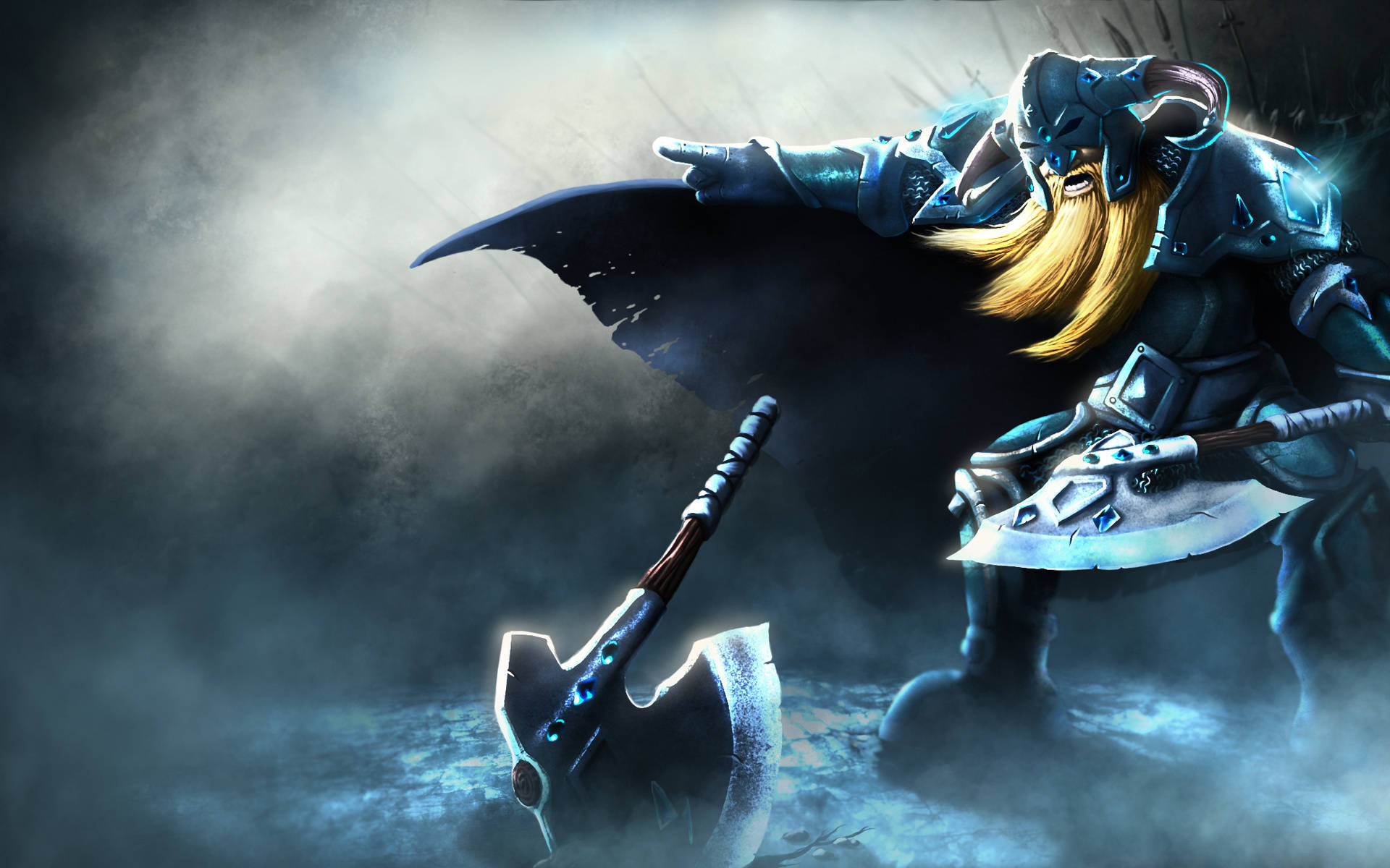 4k League Of Legends Olaf Dreadknight Background