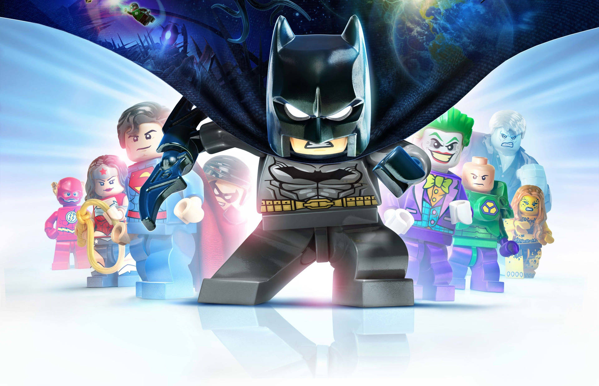 4k Lego Batman Showing Off Background