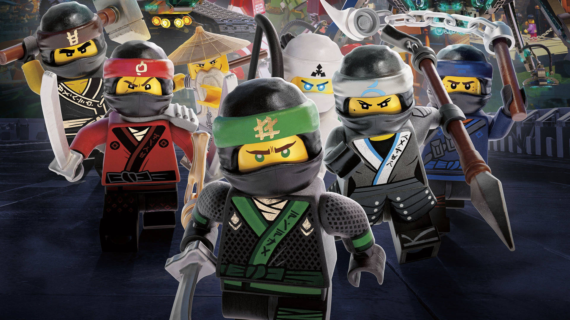 4k Lego Ninjago Background