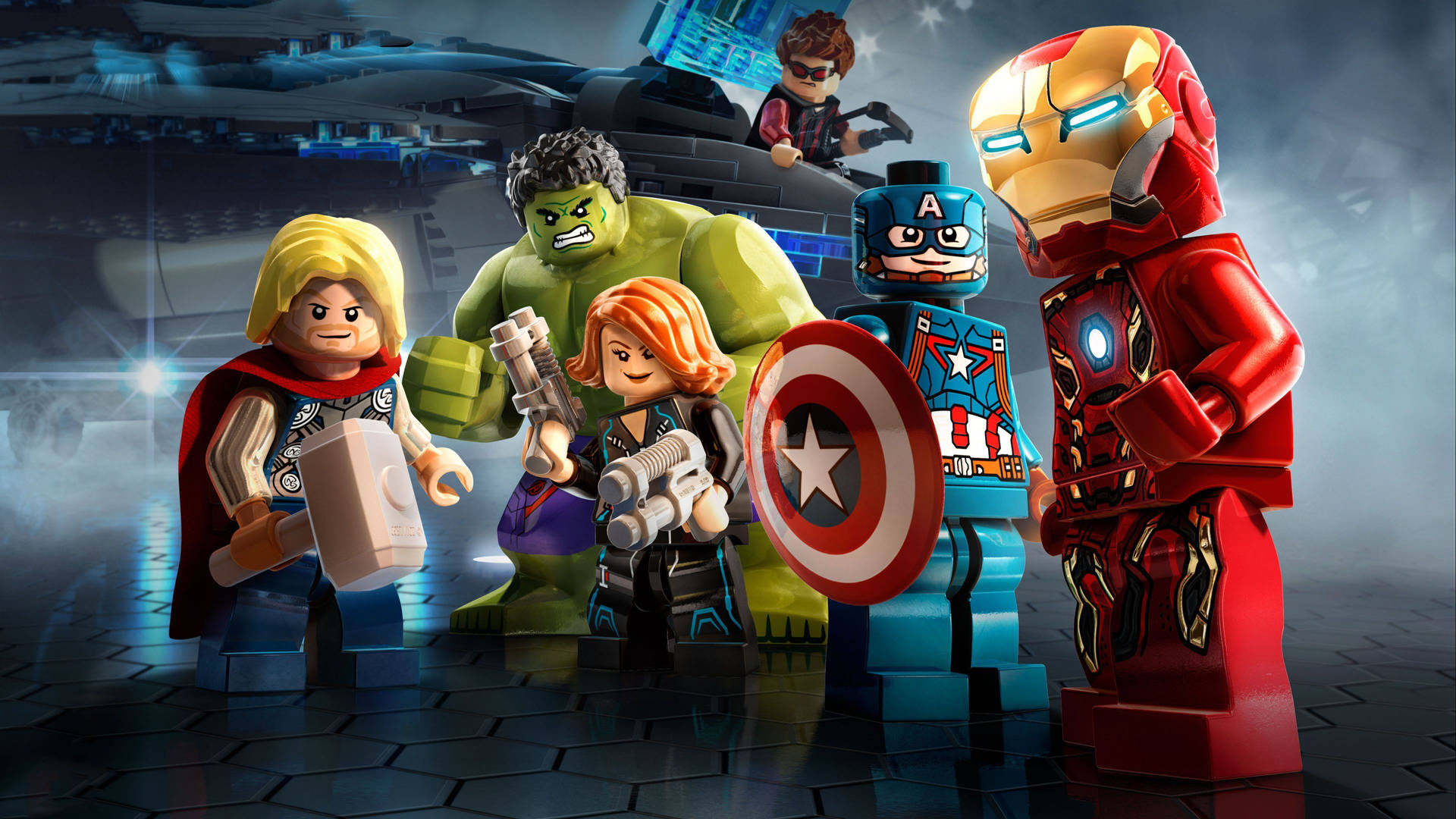 4k Lego The Avengers Background